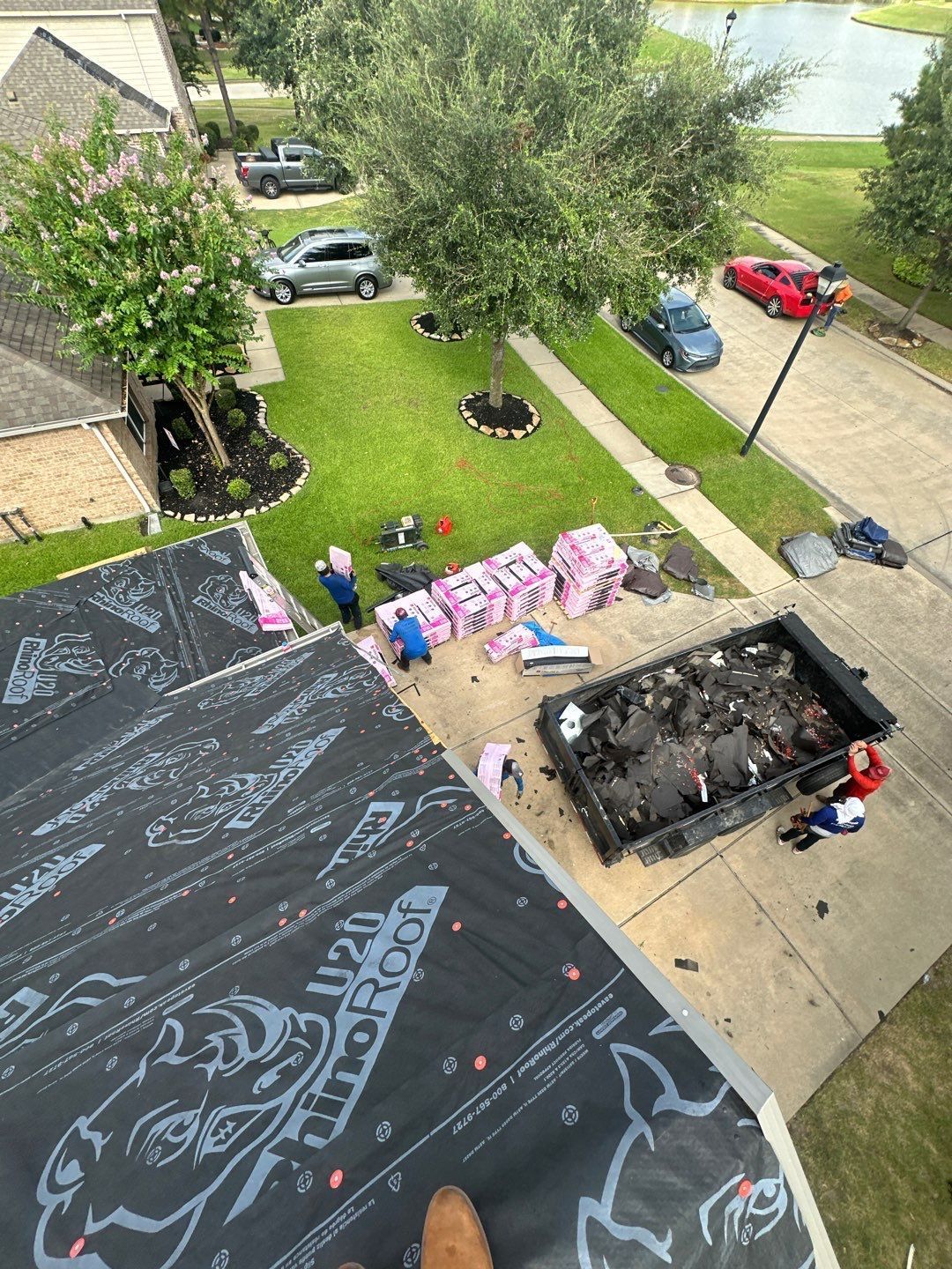 Residential Roofing Installation using Owen's Corning Duration (Lifetime) Shingles by Roof Repair Company