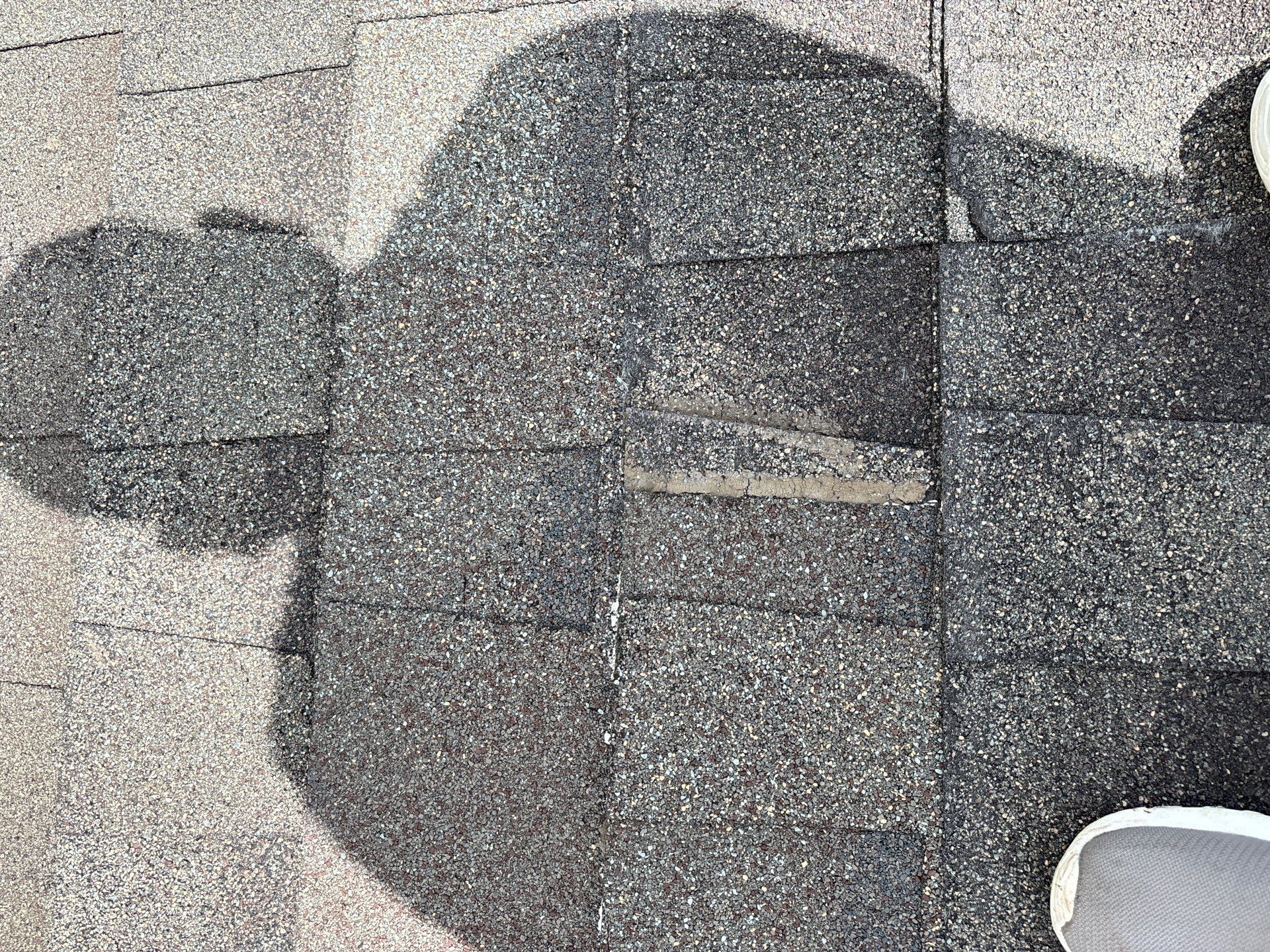 Hail Damage using Owen's Corning Duration (Lifetime) Shingles by Roof Repair Company