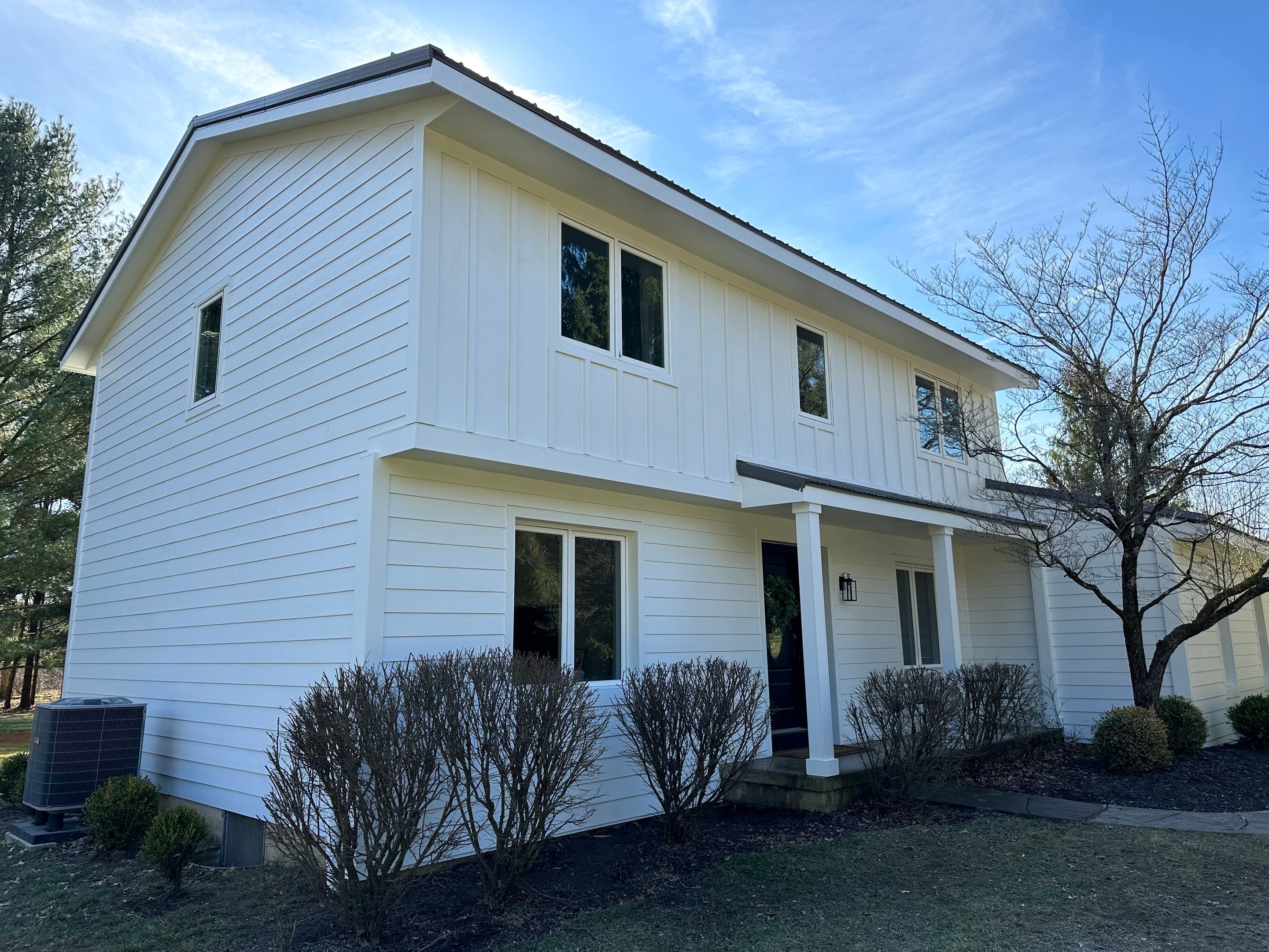 James Hardie Siding installation in New Albany by Best Exteriors Inc