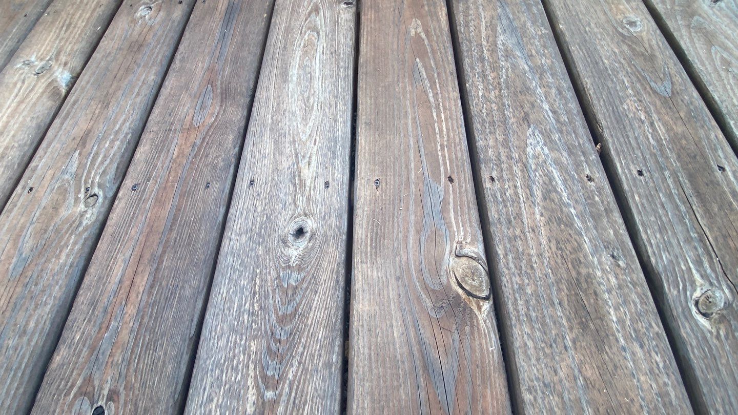 Weathered Deck using Wood Sealant by DuraSeal