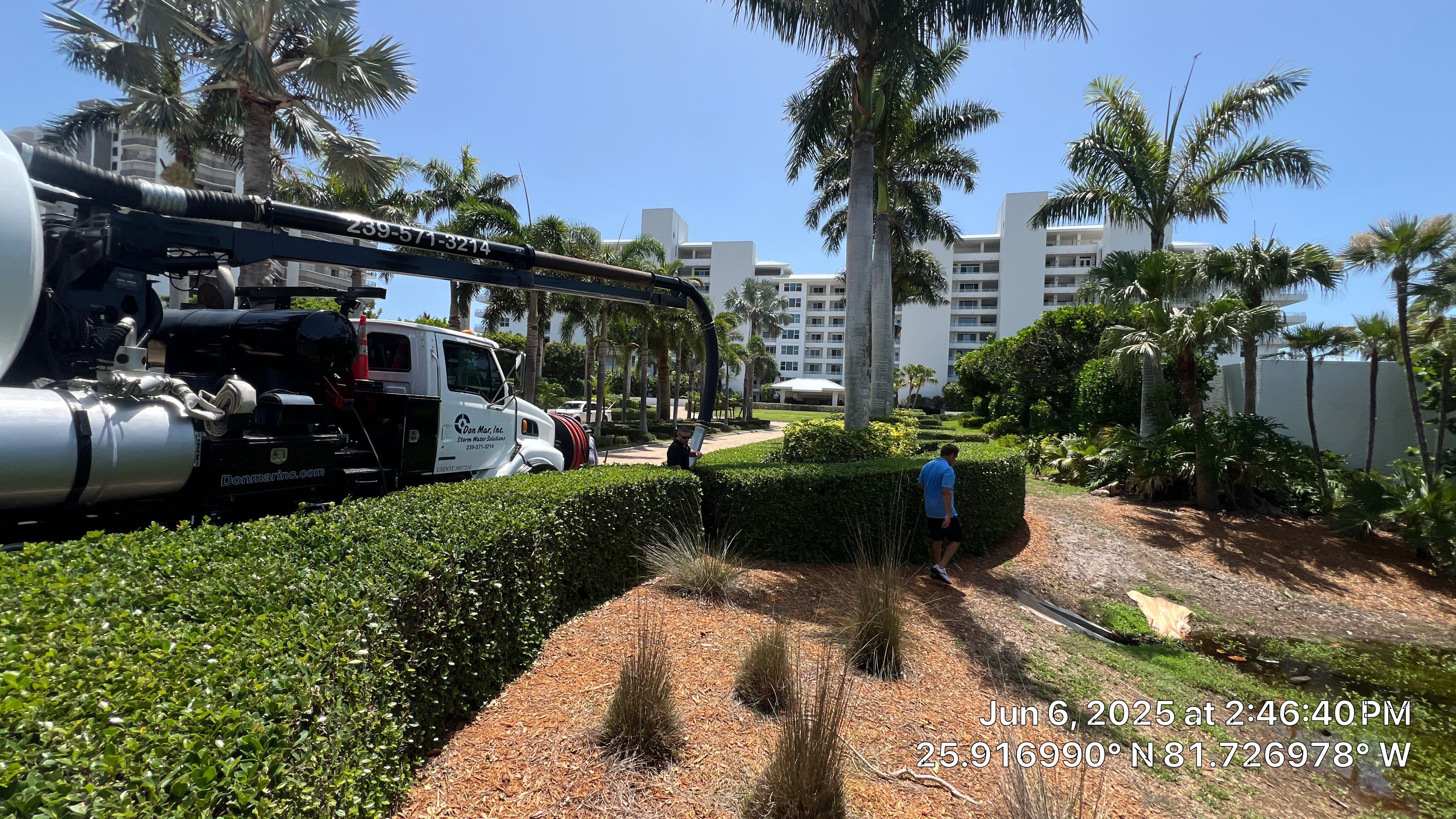 Marco Island Condo Stormwater System Maintenance by Don Mar, Inc. Storm Water Solutions