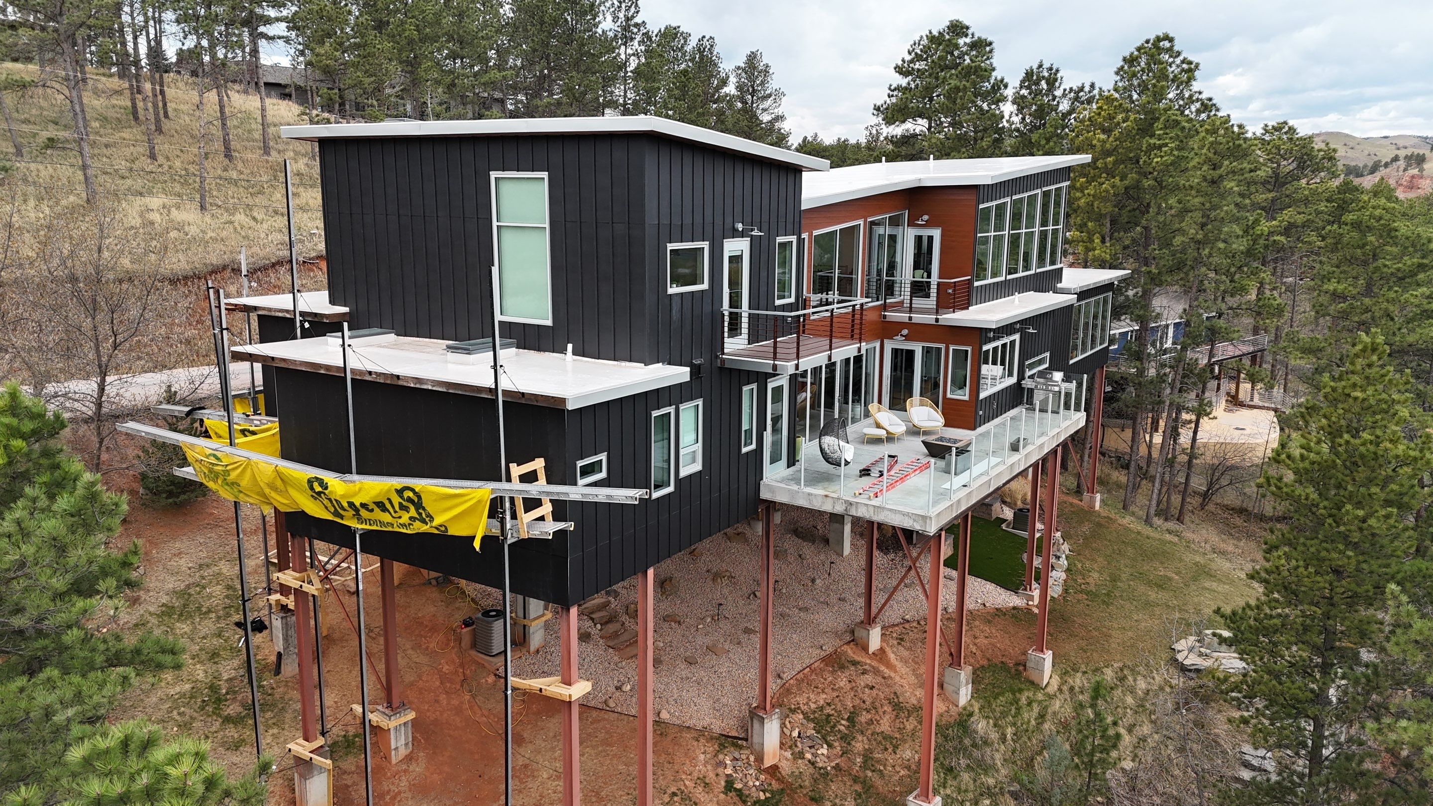 House On The Stilts- Canyon Lake by Superior Siding Inc