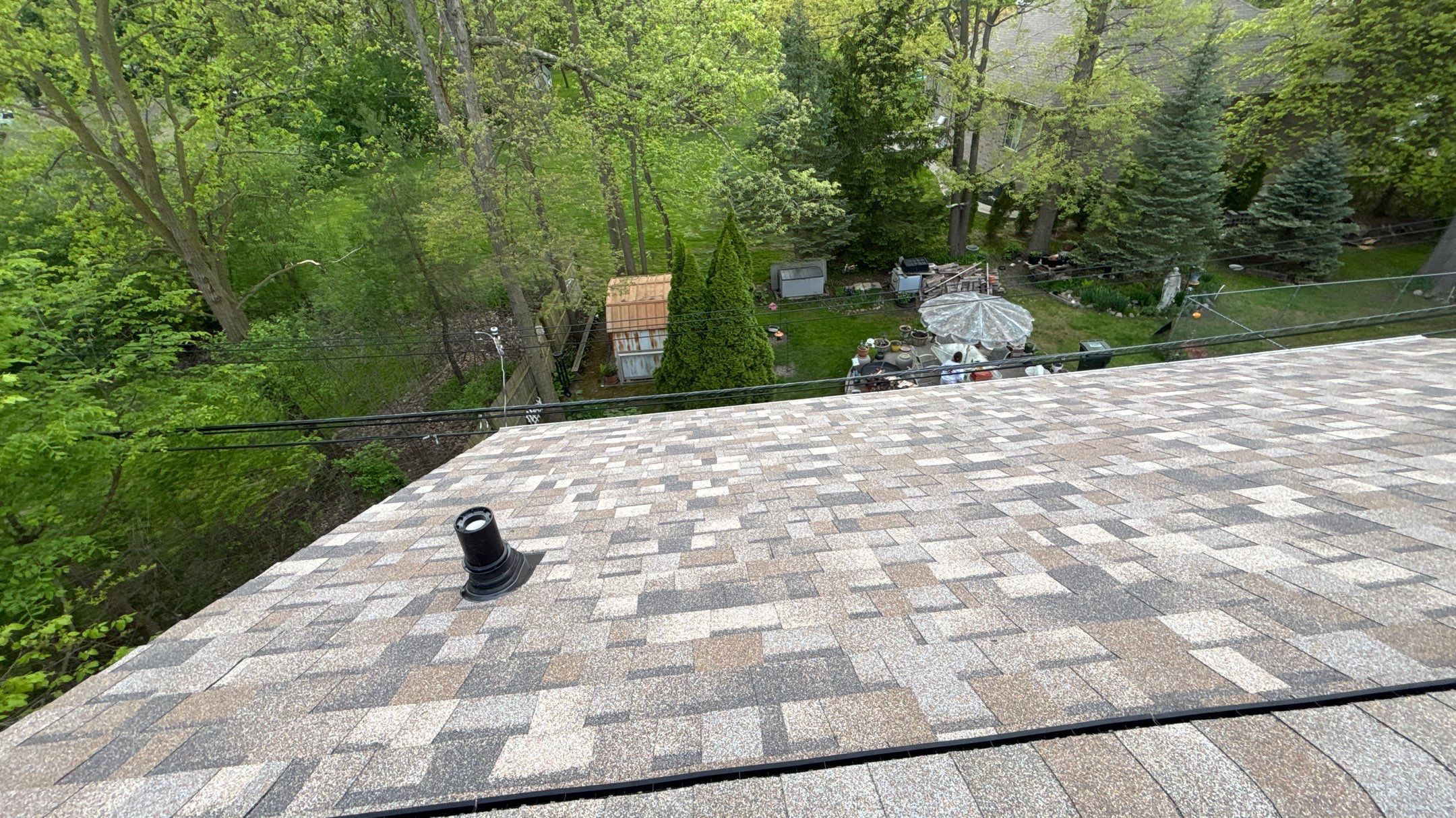 Roof Replacement using Owens Corning Sand Dune by 180 Contractors