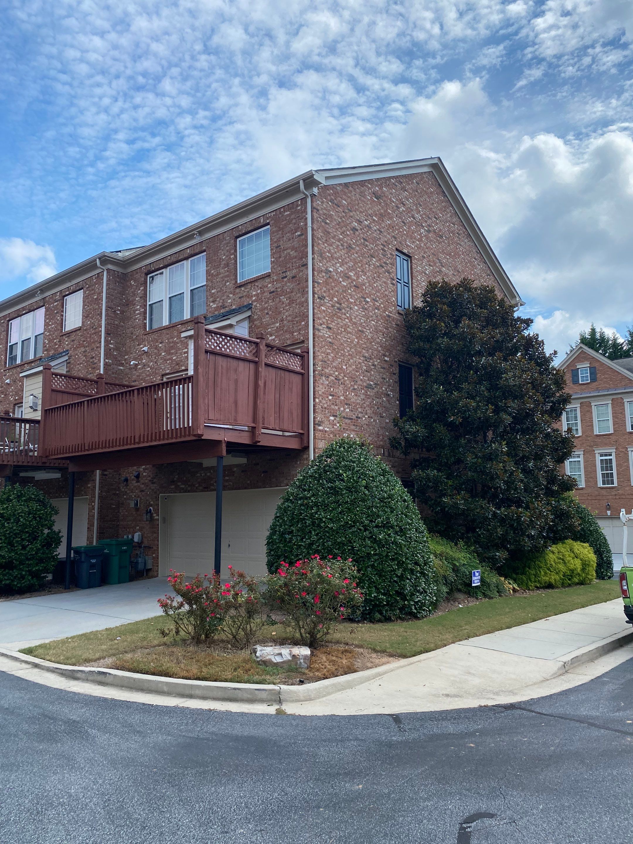 Exterior Trim and Shutter Painting for Atlanta Brick Townhomes by Swift Home Renovations