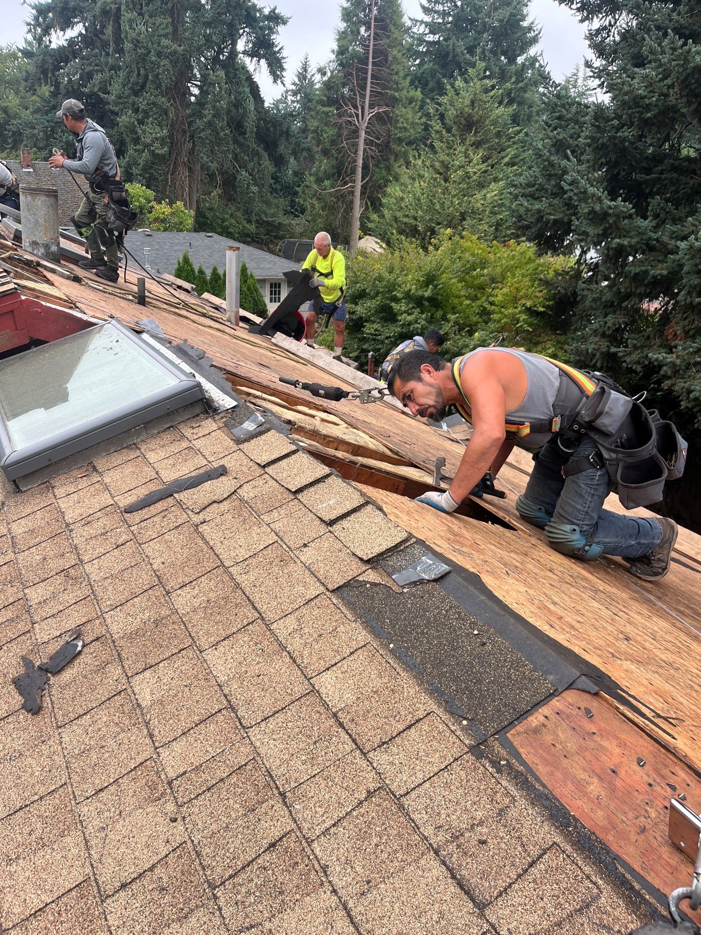 Project in Milwaukie by Tom Leach Roofing