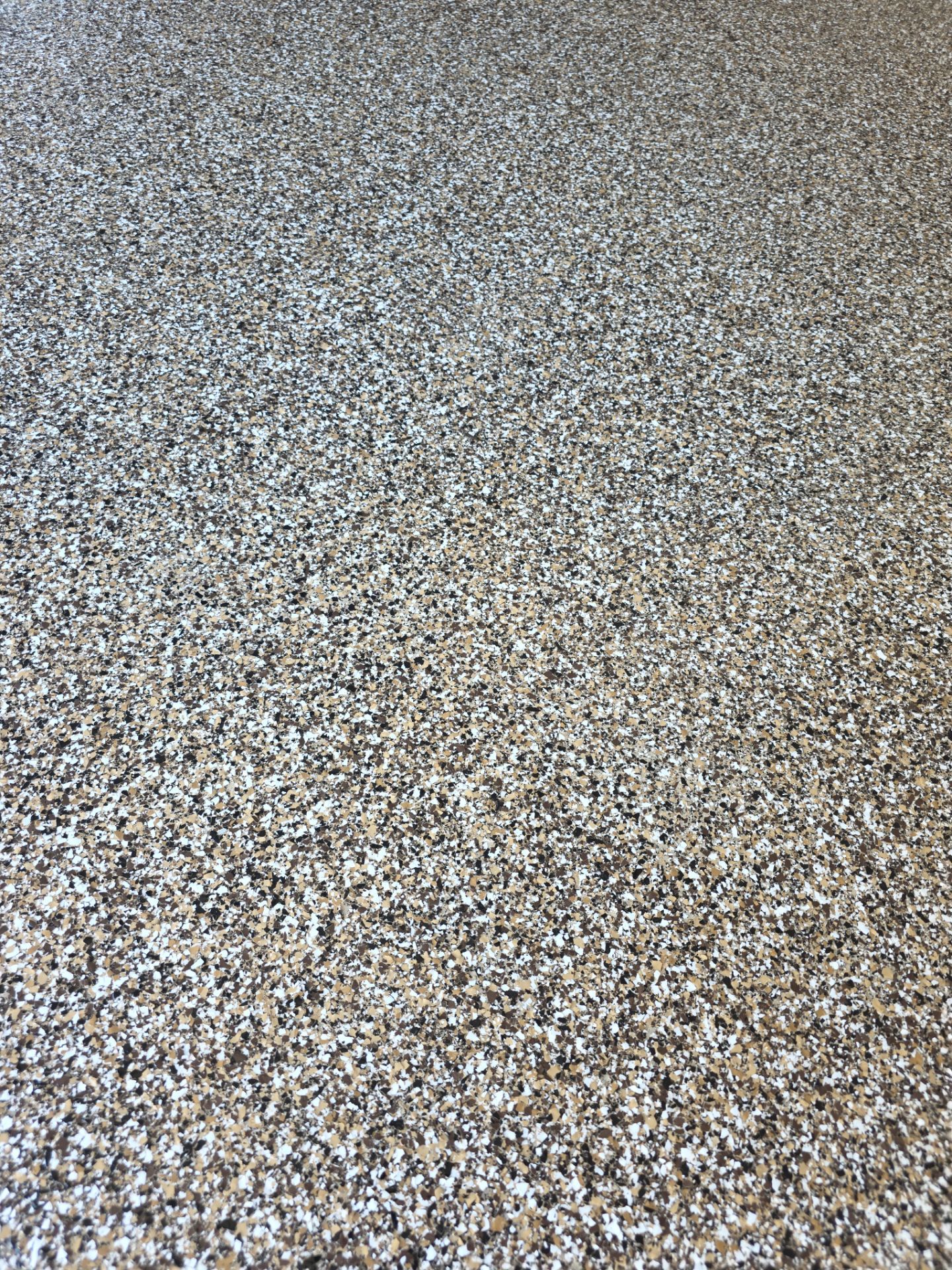 Simiron Autumn Brown Polyurea Garage Floor Coating in Paso Robles by MGP Coatings