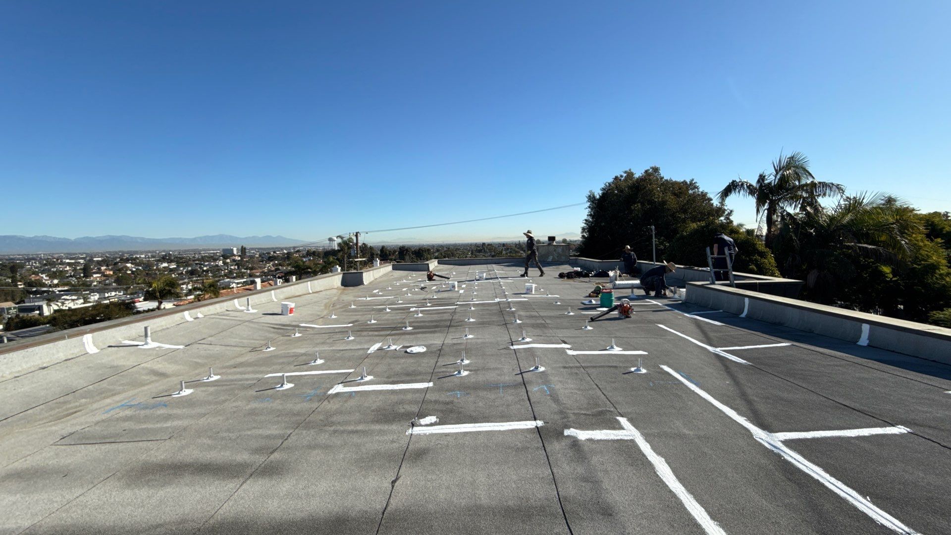 Residential Roofing Installation using ASC Silicone Membrane by Hull Brothers Roofing