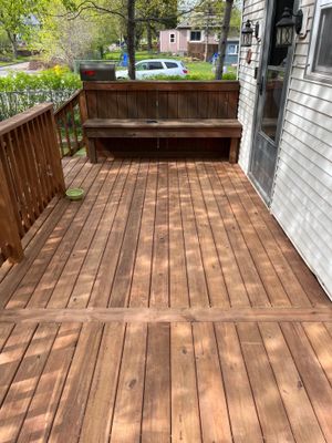Brown Treated Deck