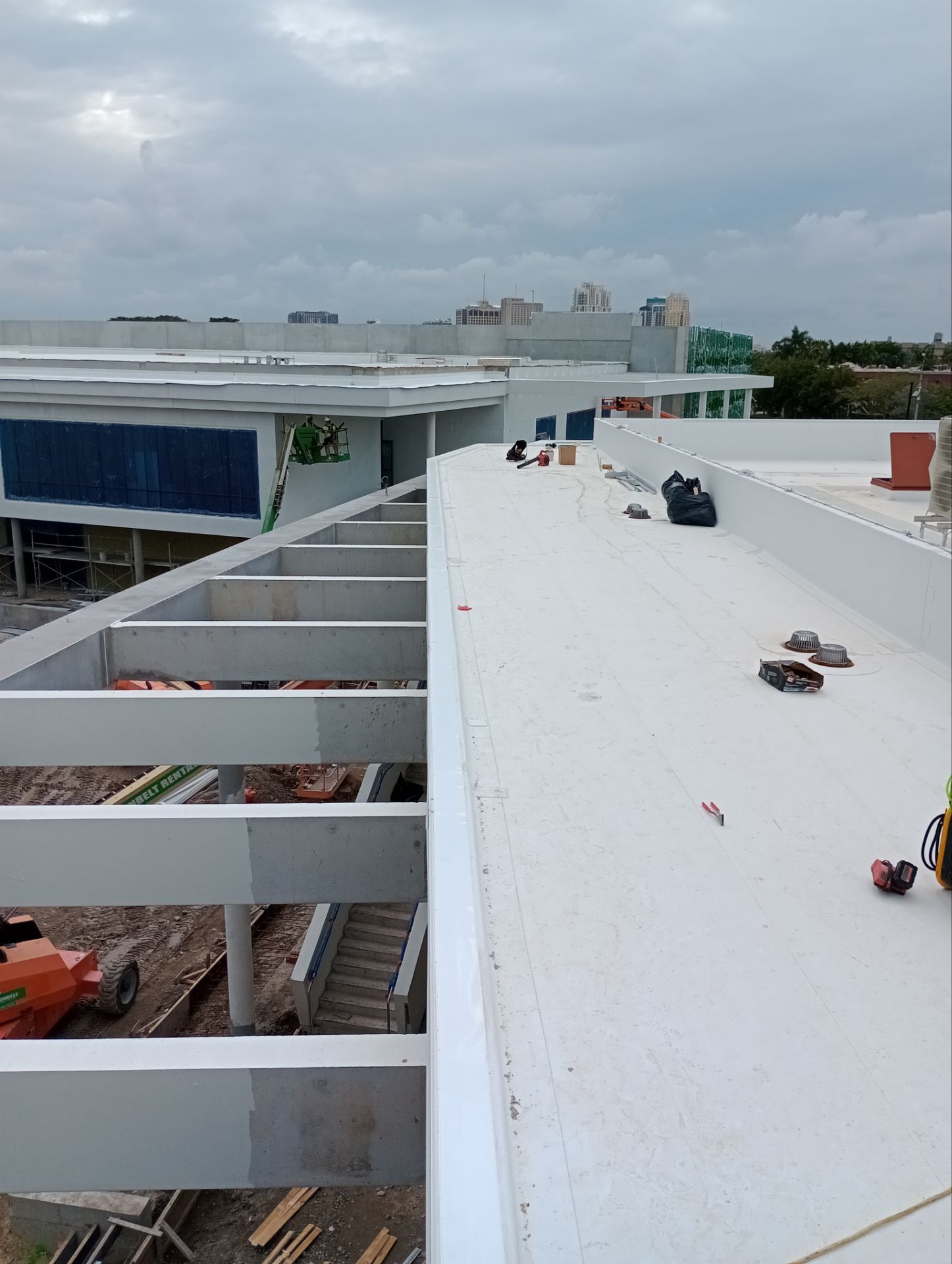 Commercial TPO Membrane Roof Installation at Pinecrest Educational Facility by AJF ROOFING INC