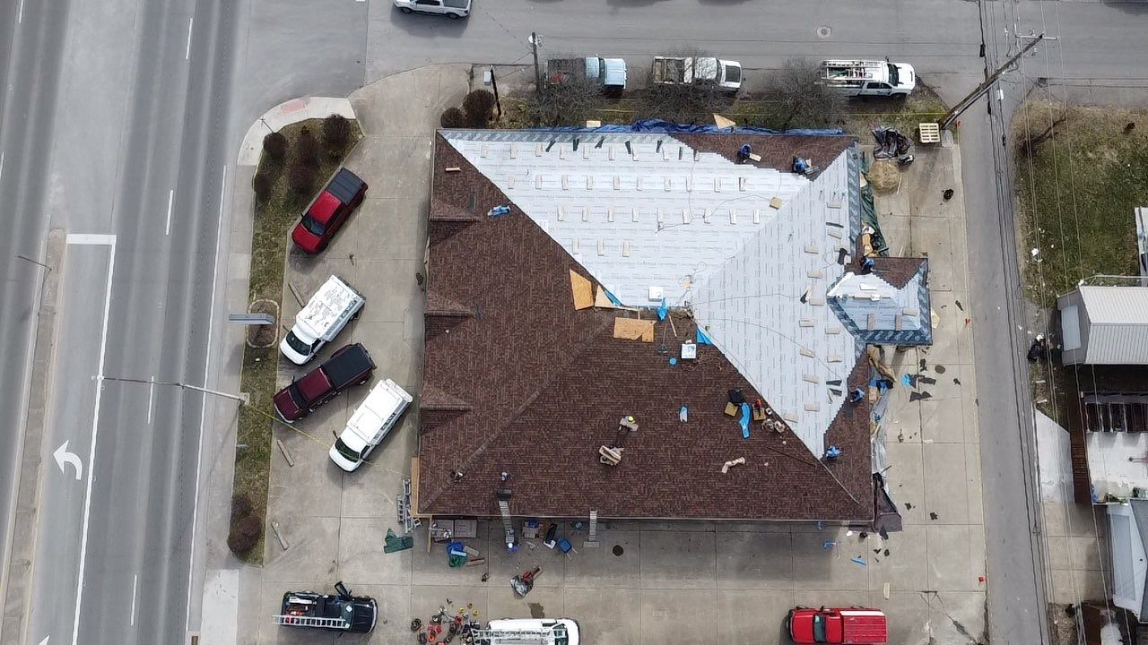 Commercial Roofing Installation using Certainteed Landmark Pro Shingles by Fahey Roofing + Contracting