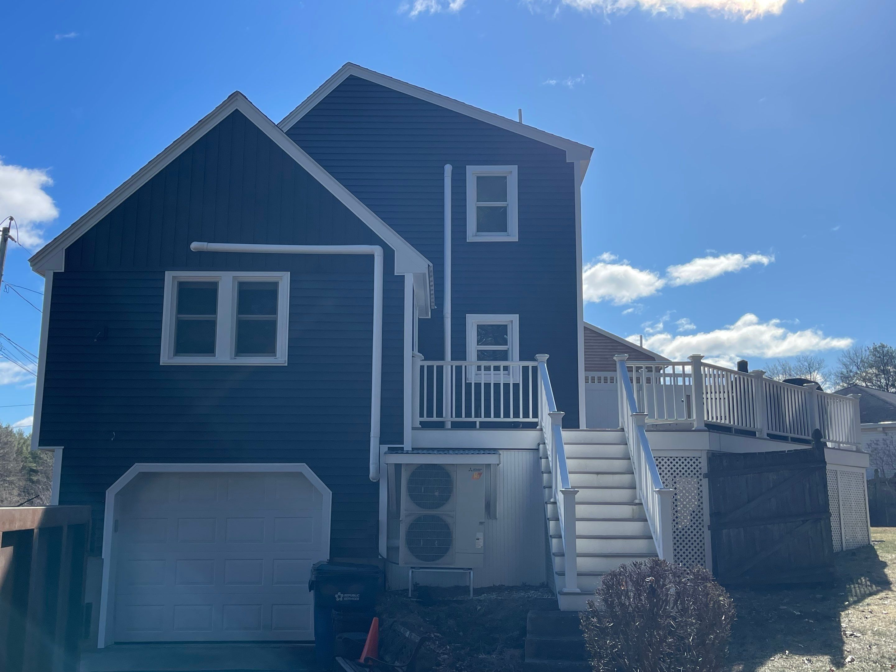 Complete Exterior Renovation with New Siding & Gutters   by Sensible Home Solutions