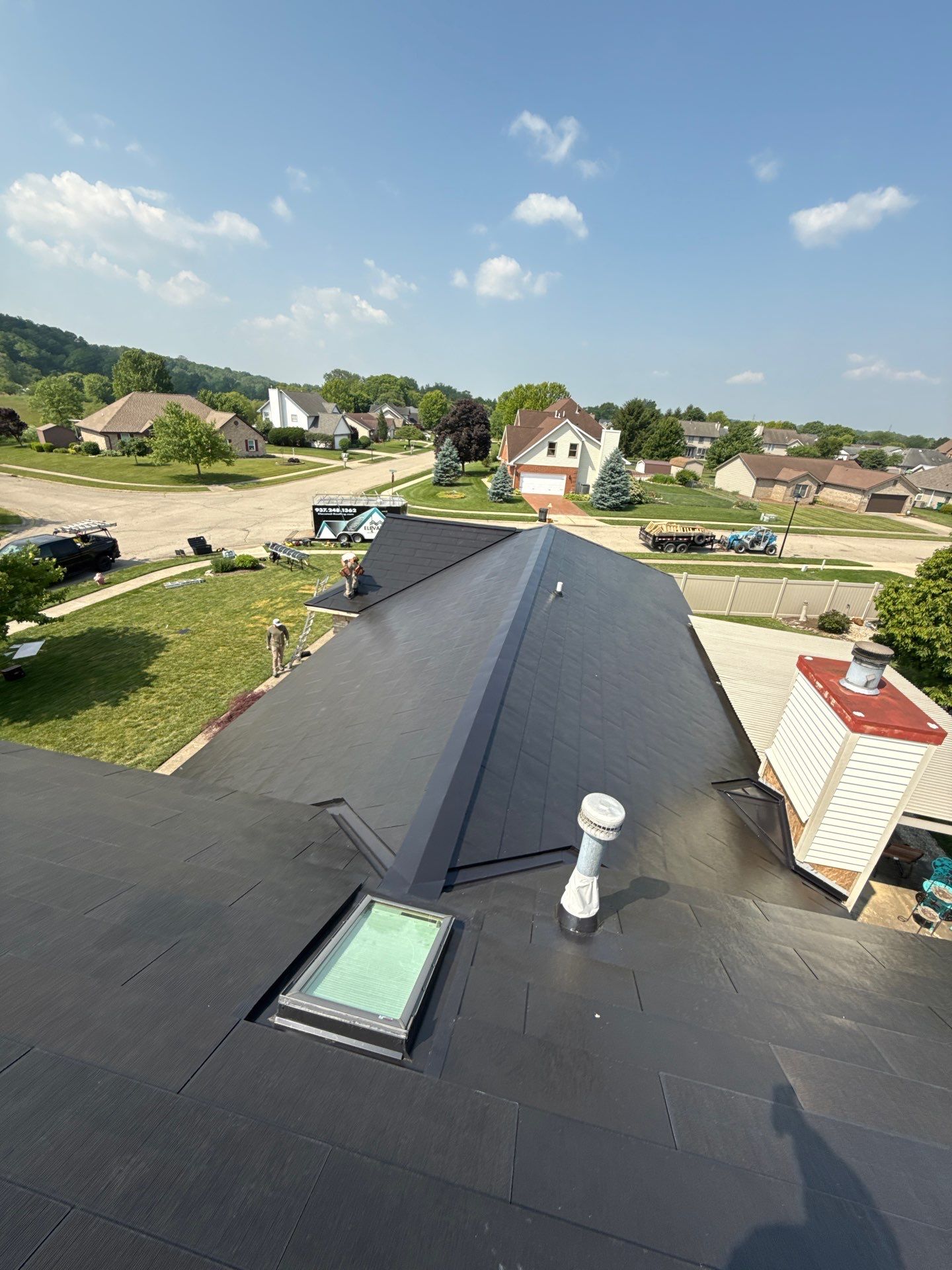 Tesla Solar Roof in Fairborn by Elevated Roofing and Siding