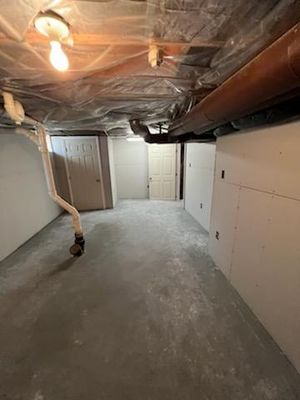 Basement framing and drywall install