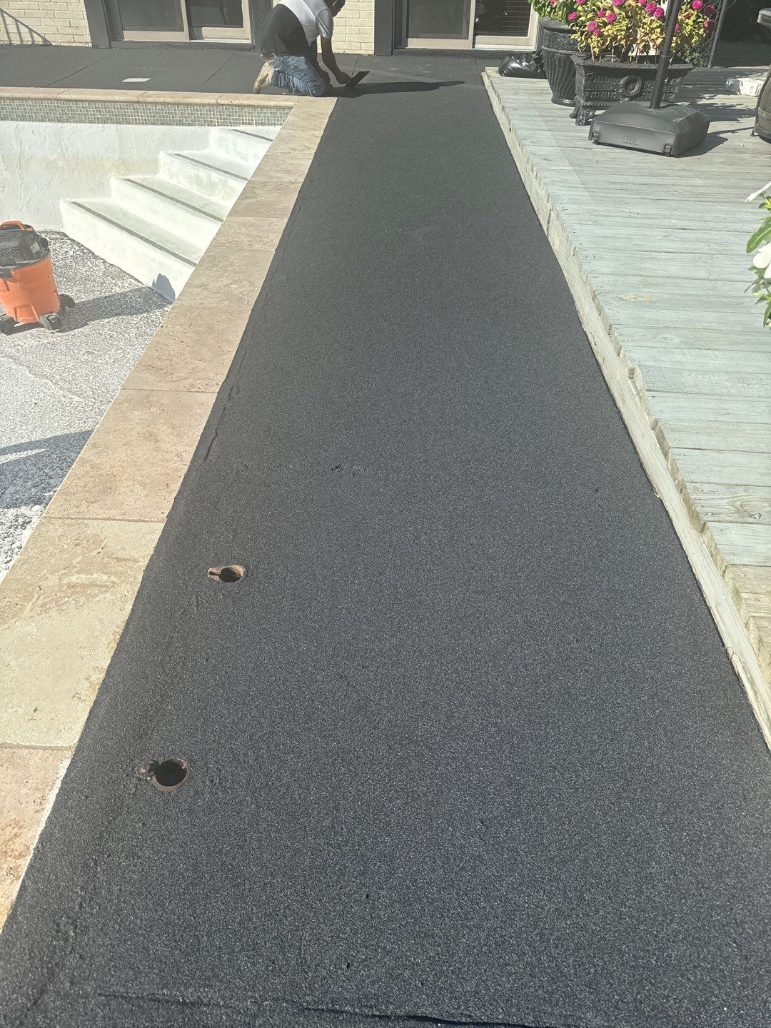 Pool Deck Project in Pittsburgh by Floors in a Day, Inc