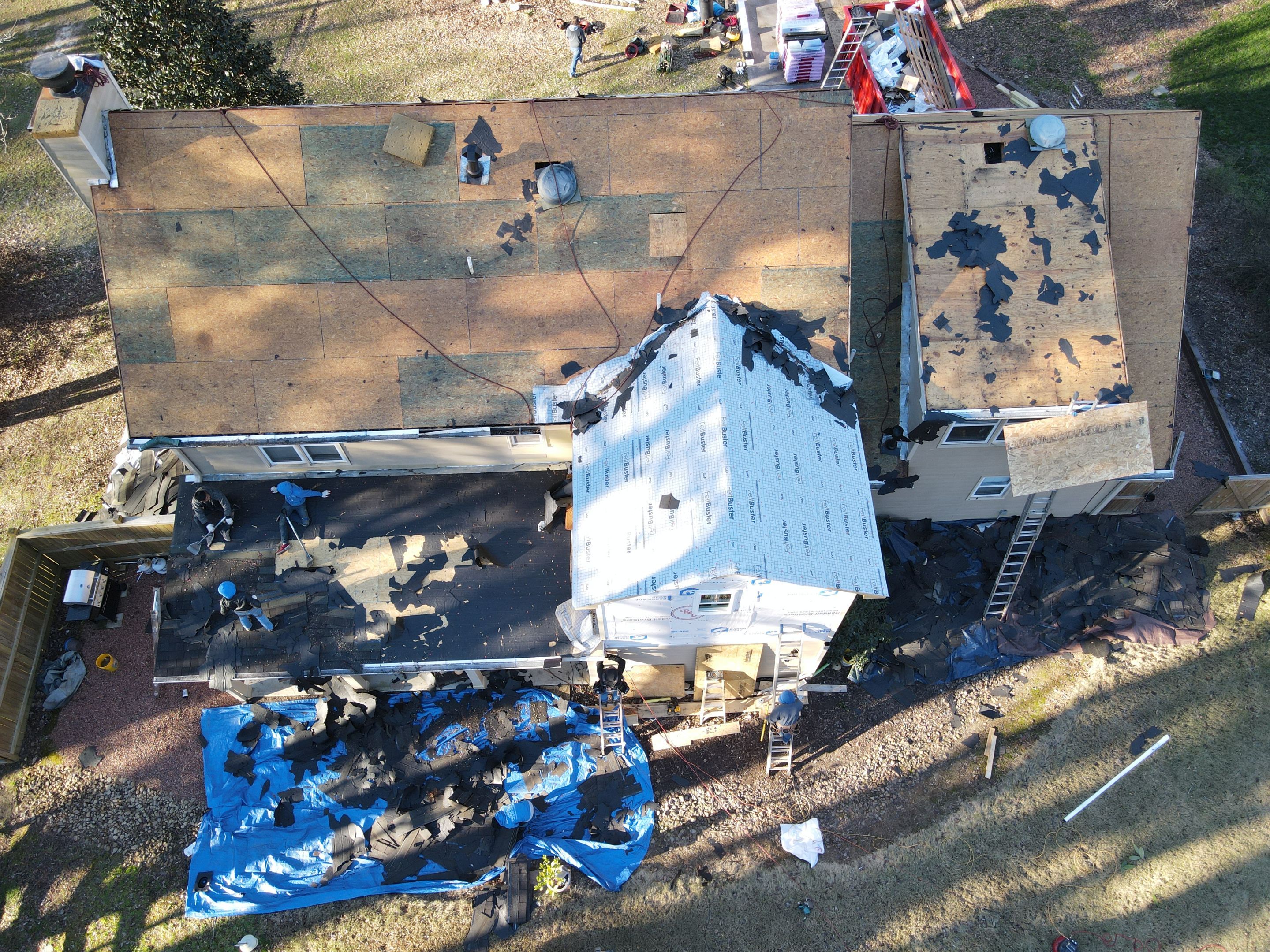 Residential Roofing Installation using Owens Corning by Inspector Roofing and Restoration