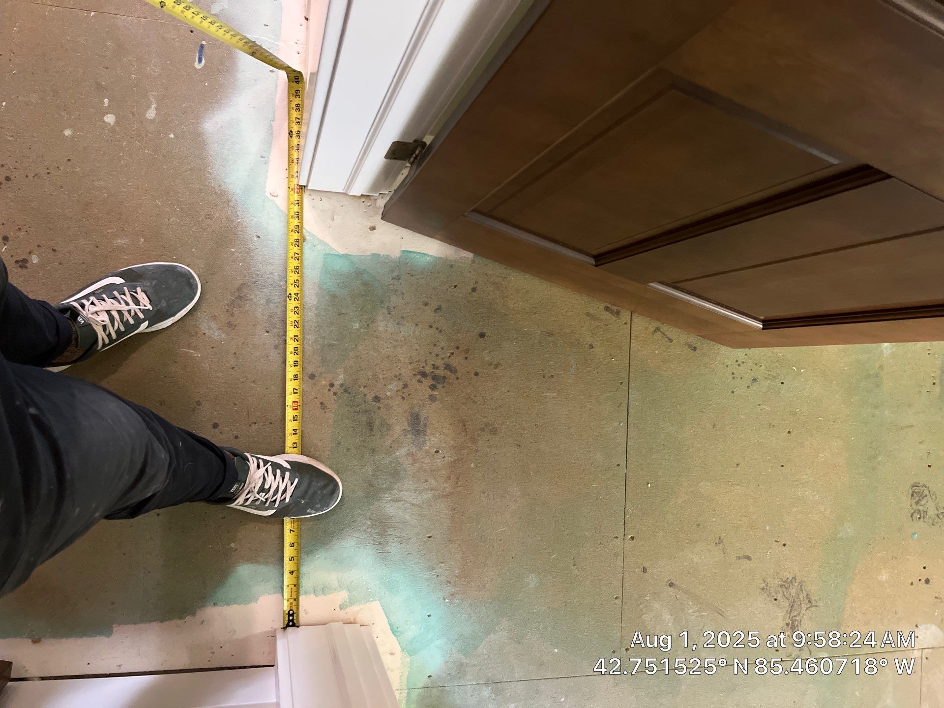 Installation of LVP in Middleville, Michigan by RTBaldwin Hardwood Floors