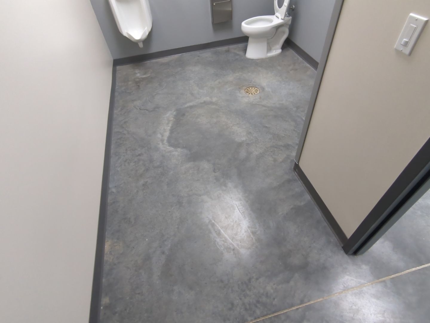 Commercial Floor Transformation using Aurora Accent W/Hypnotic Blue by Croc Coatings, LLC