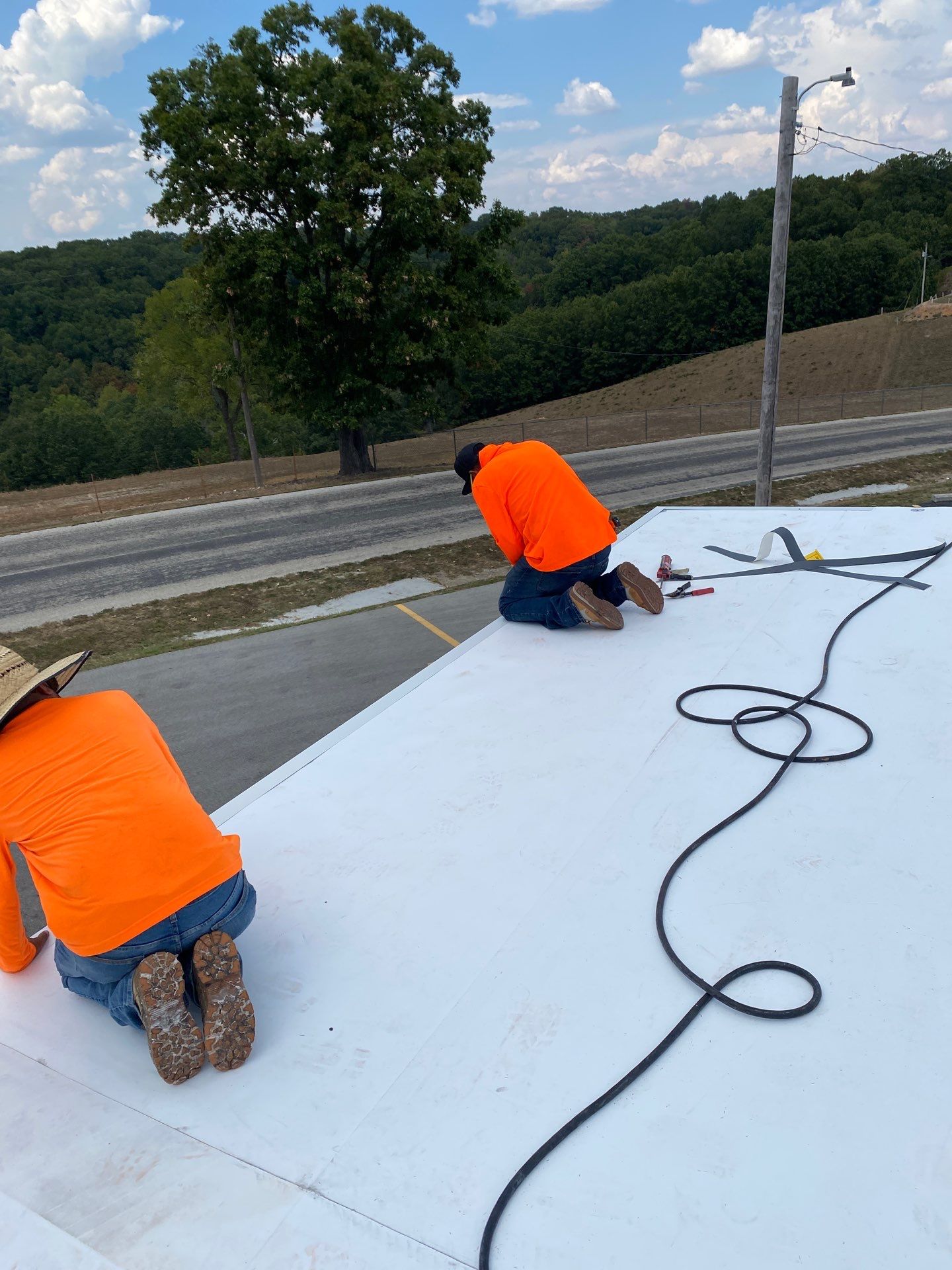 New GAF TPO Install  by Redeemed Roofing Systems