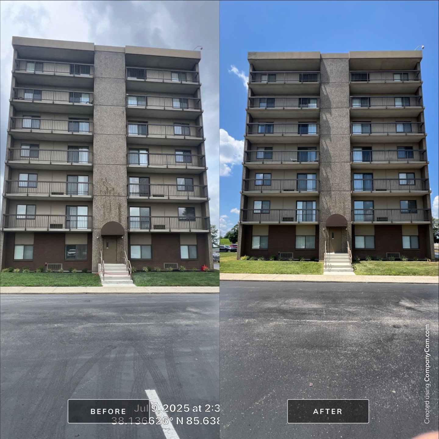 13,000 SF of Precast — Cleaned, Sealed, and Actually Breathing — Louisville, KY by Performance Waterproofing LLC