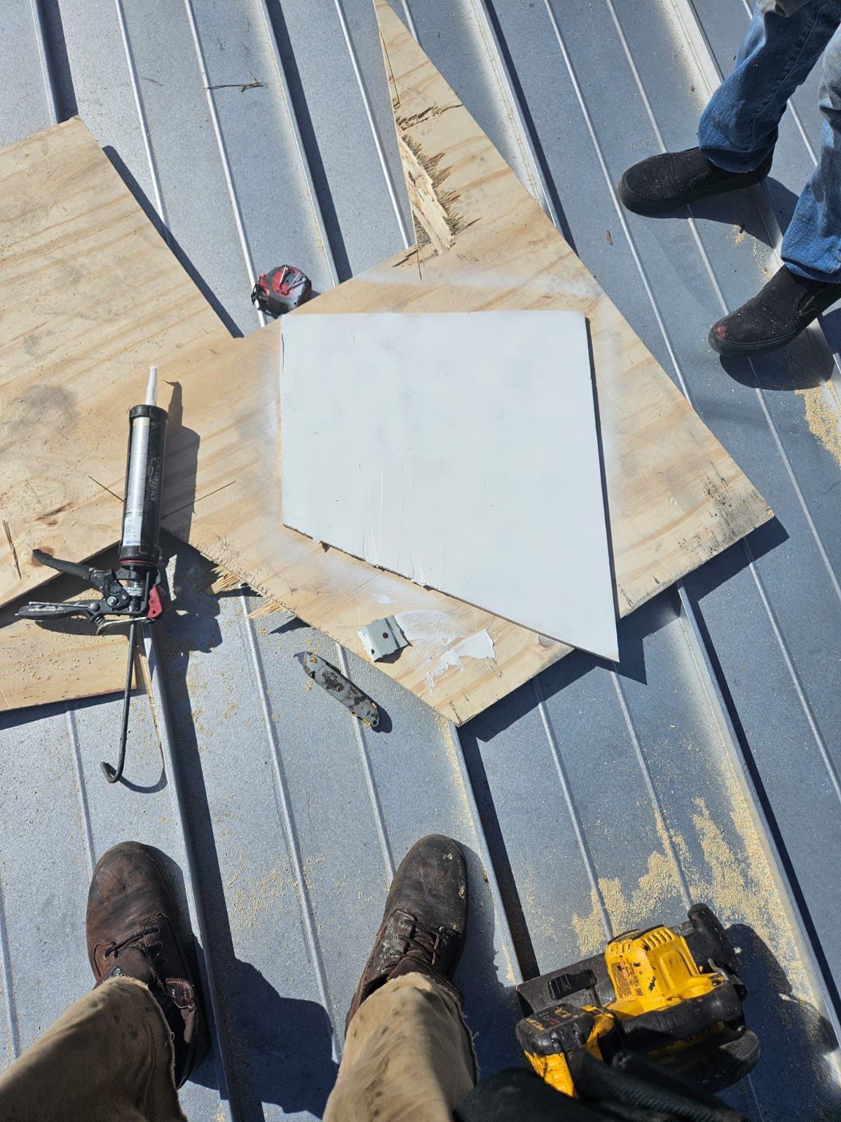 Residential Roofing Repair using Gulf Coast Metals Gulf Seam Panels by Four Peaks Roofing