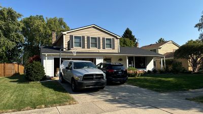 Completed gutter protection installation in Naperville, IL 60563