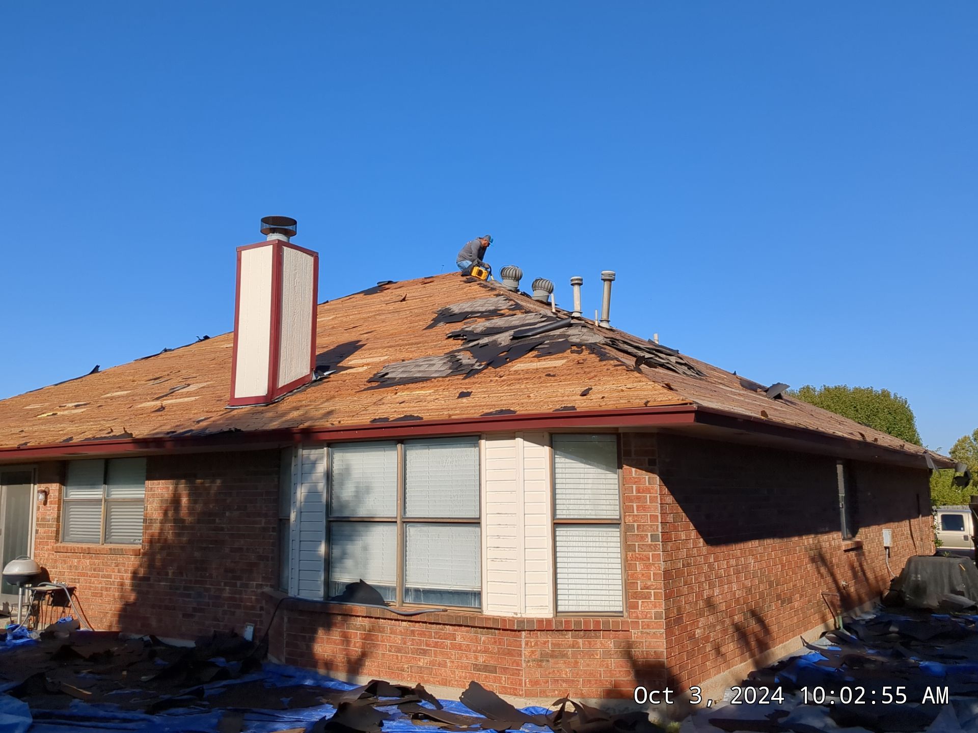OKC Residential Roofing Installation using Owens Corning by Blackforest Roofing