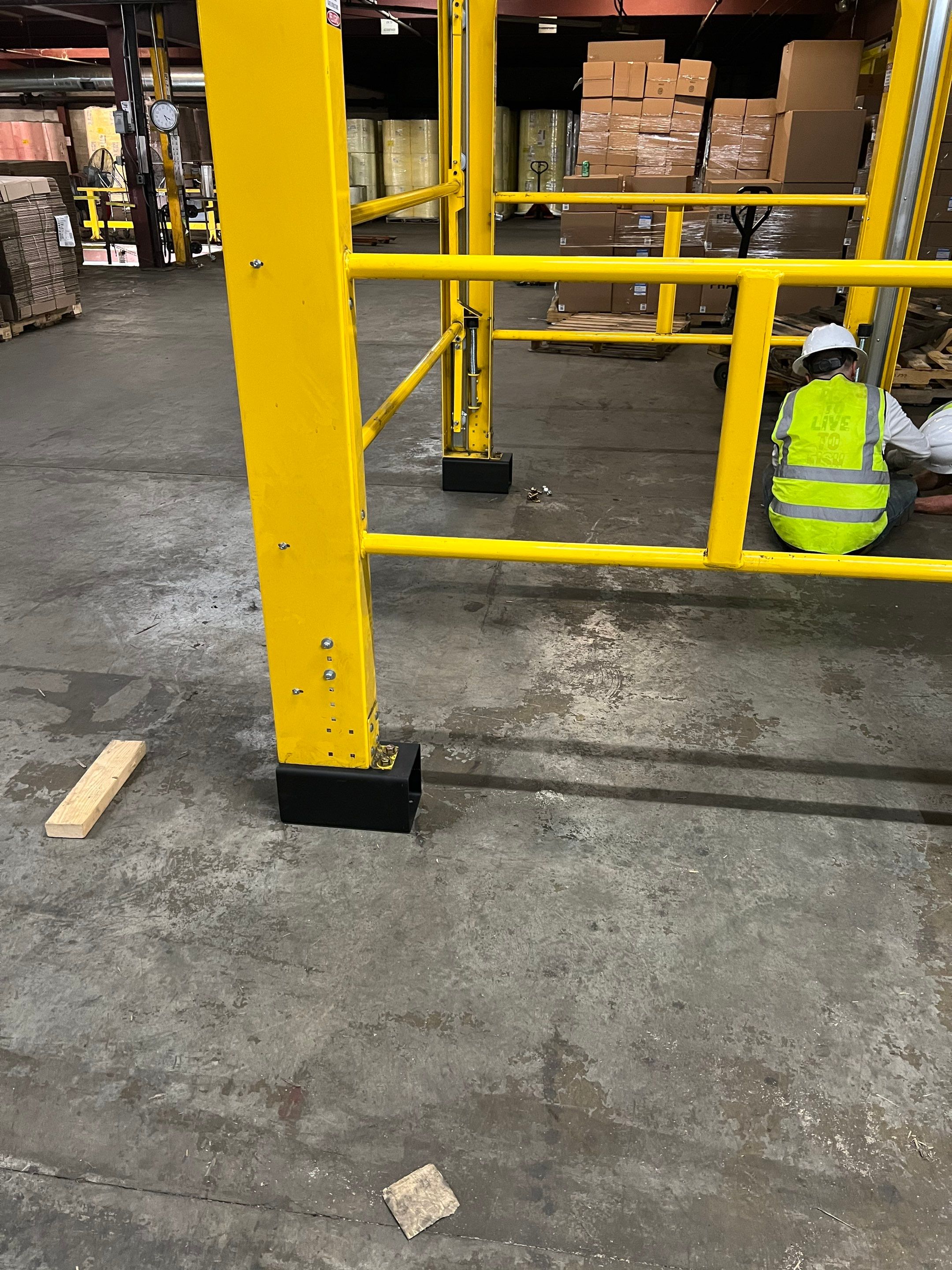 Second-Story Safety Gate Installation – AAF Flanders by S.W. Contracting & Consulting