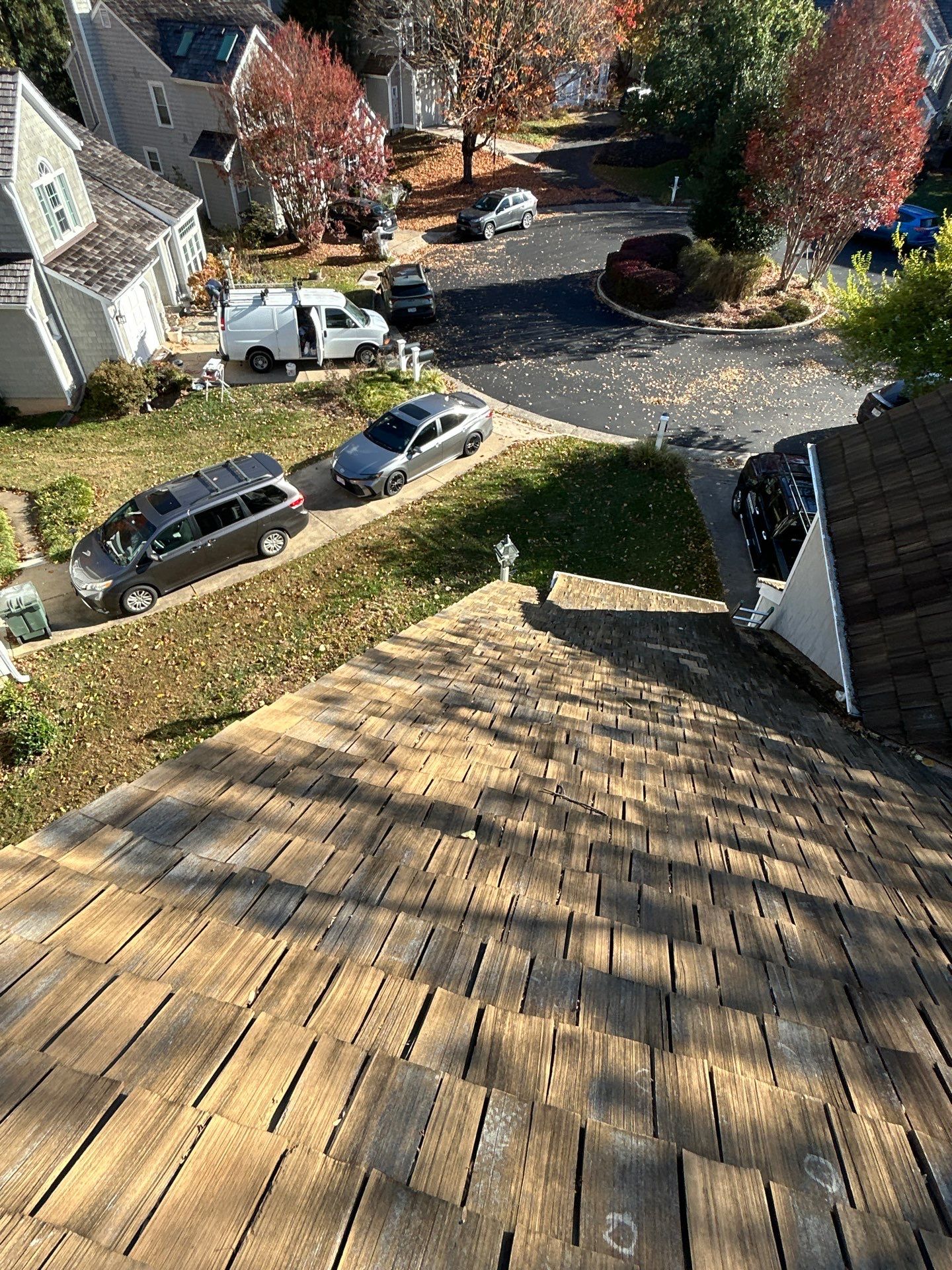 Reston :  Residential Roof Replacement with Brava Synthetic Cedar Shake Class C Natural  by RM Banning, Inc.