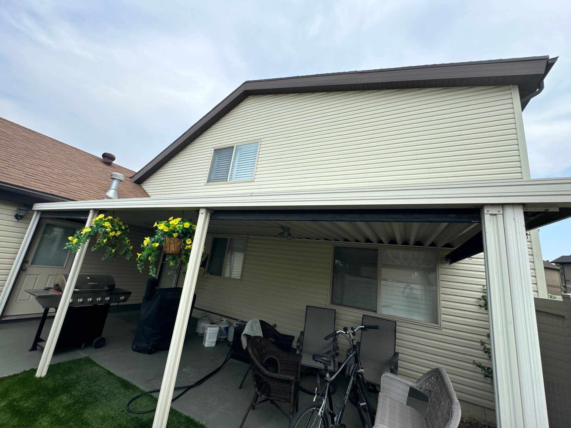 Salt Lake City | Precision Vinyl Replacement | Almond by Ideal Siding Utah