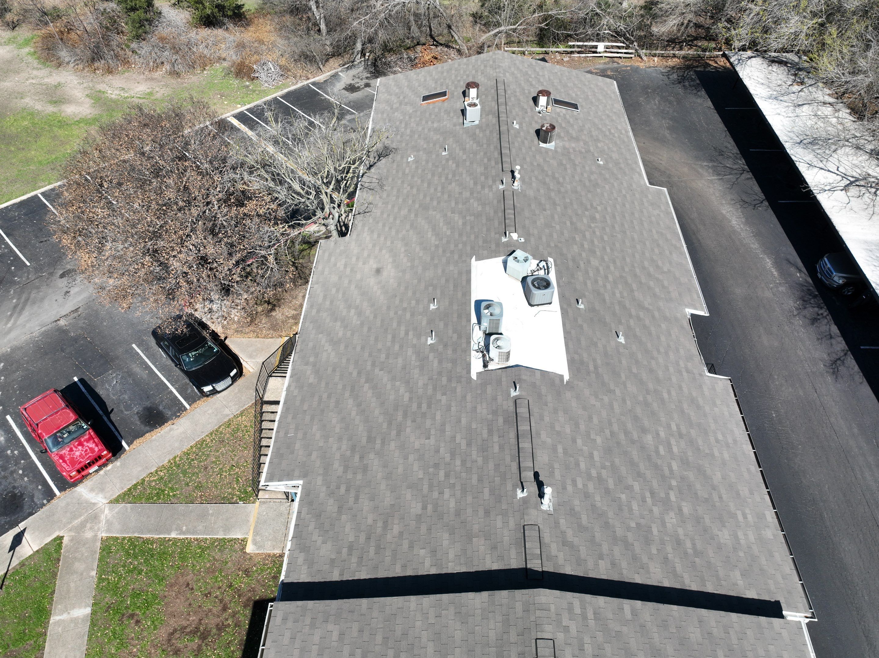 Commercial Roof Inspection using Drone Inspection by Premier Roofing and Contracting