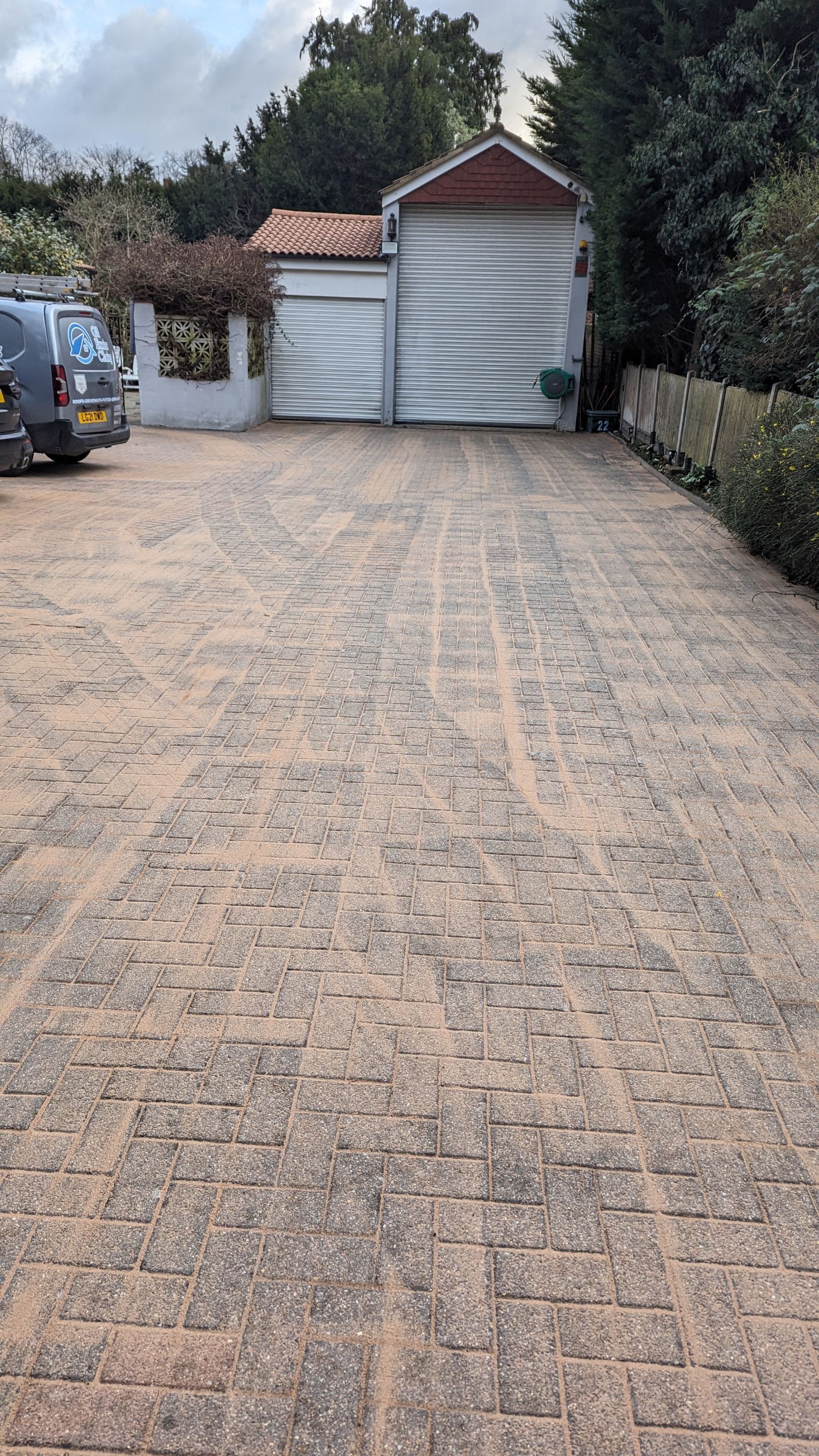 Roof and Driveway Clean using Honda 15lpm Low Pressure Washing Machine by Ges Exterior Cleaning ltd
