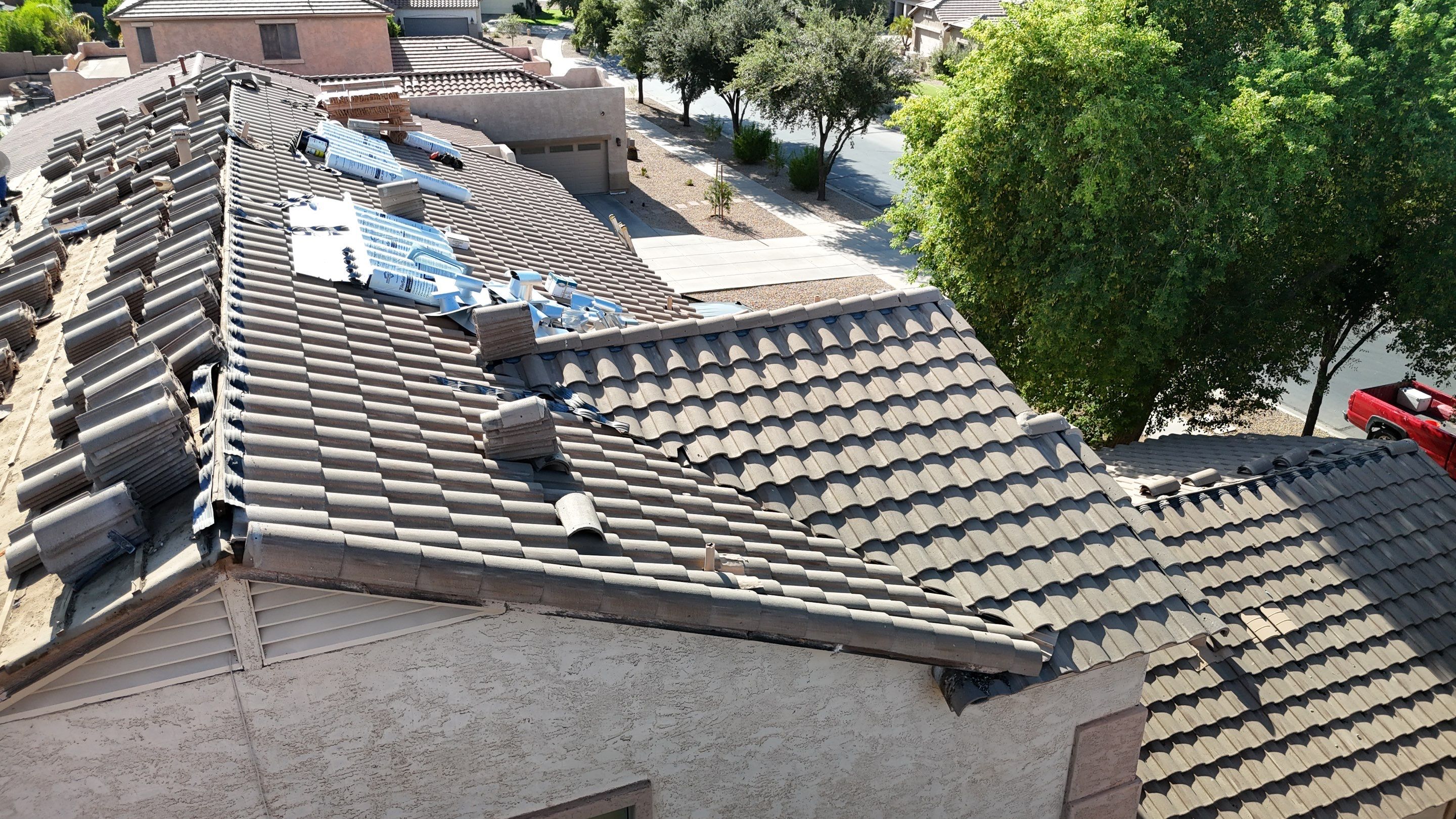 Project in Queen Creek, AZ by Saint Roofing