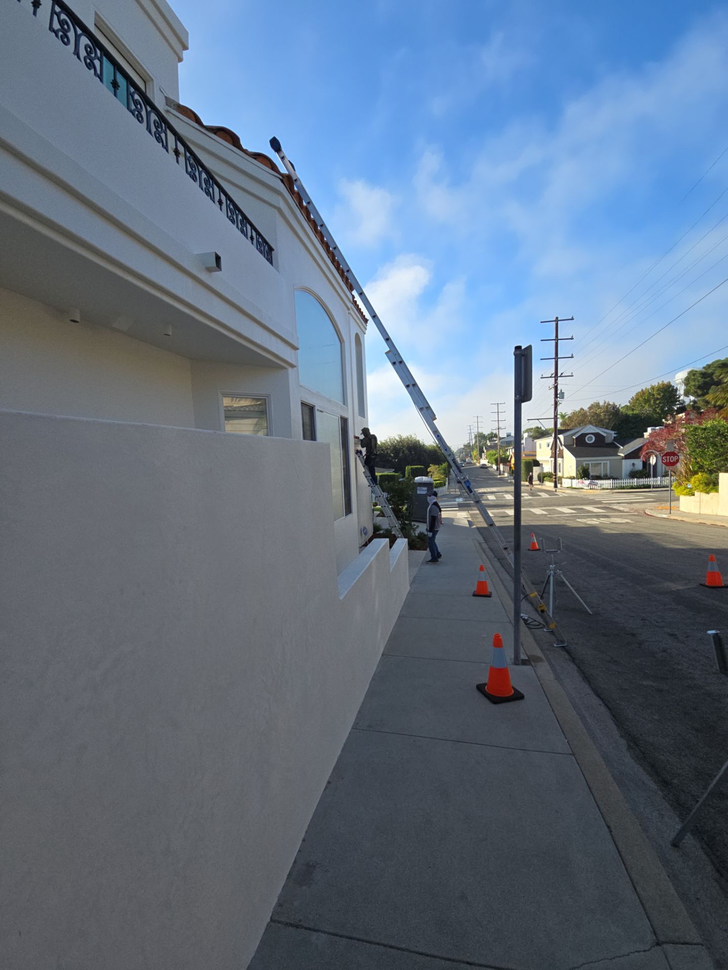 Rain Gutters Project in Manhattan Beach by Insulation Labs