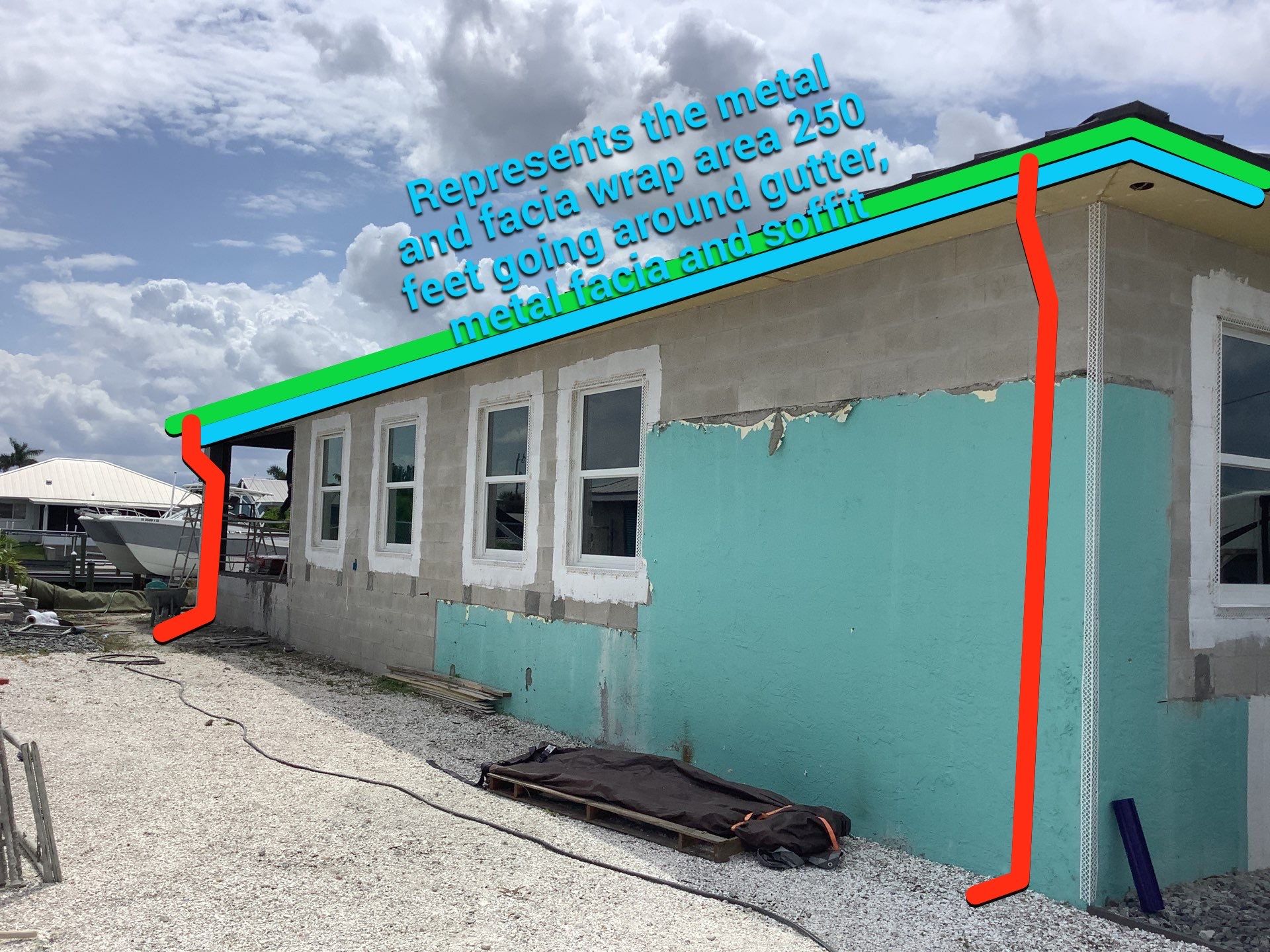 Decorative Soffit and Fascia Upgrade in Matlacha by Gutter Professors