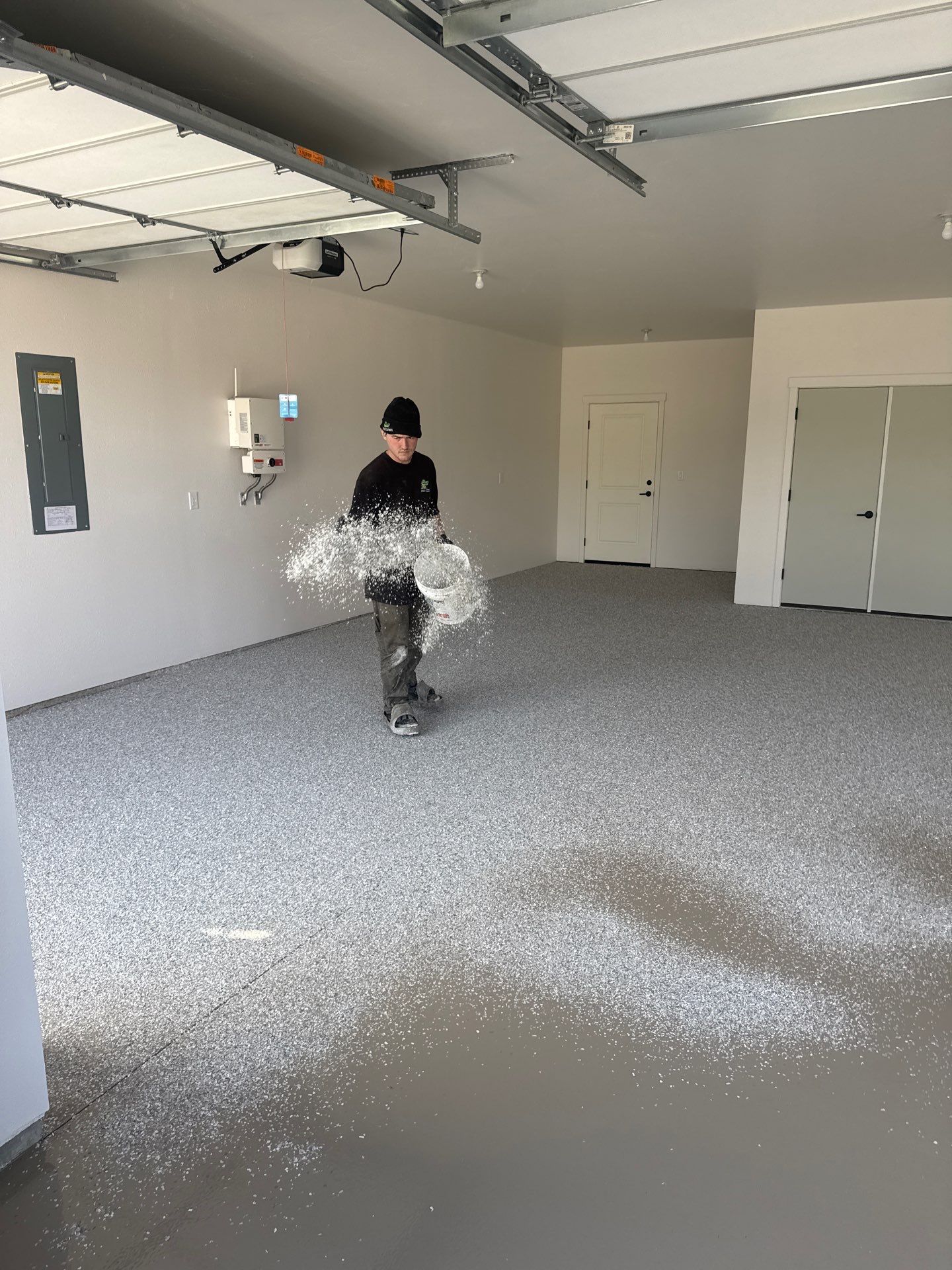 Mt. Everest Polyurea Garage Floor Coating in Liberty Lake by Croc Coatings, LLC