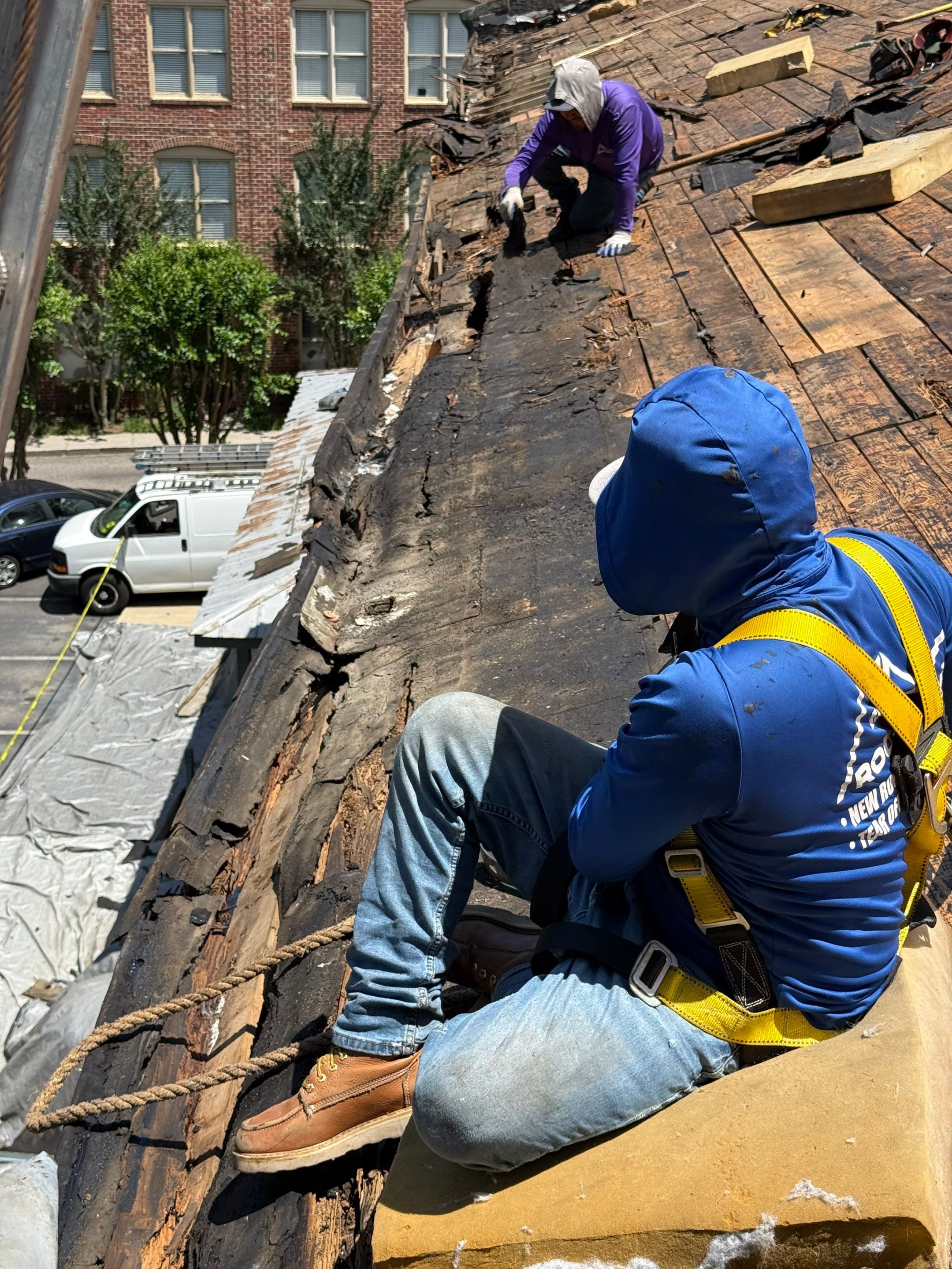 Roof Replacement - 24 Gauge Galvalume - Historic Building  by Pro Performance Roofing