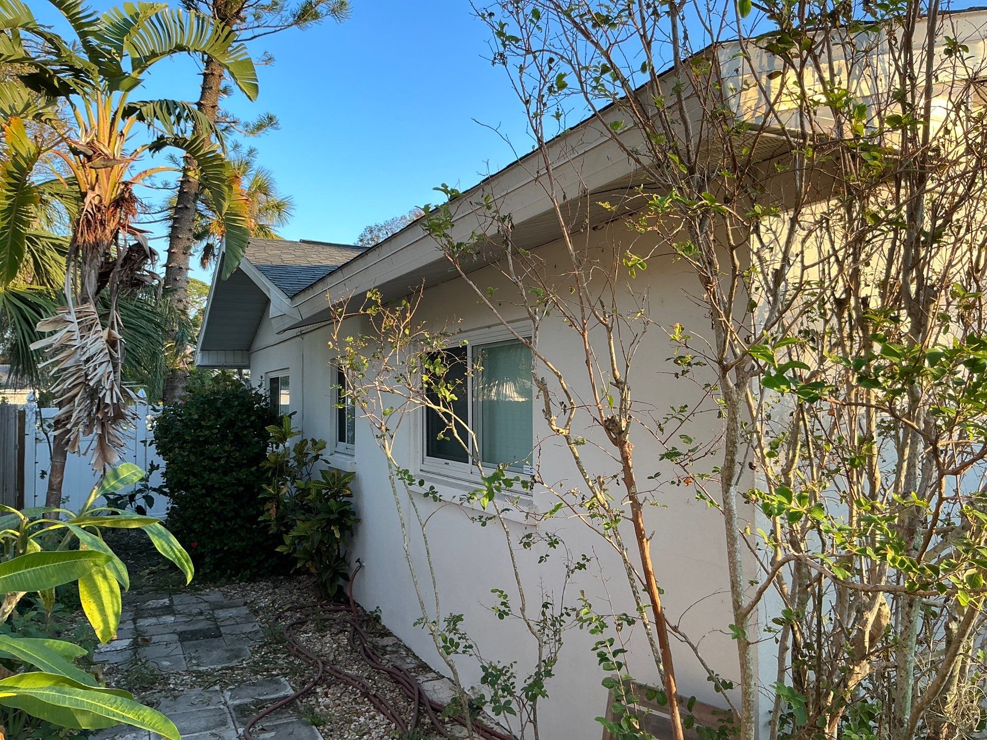 Soffit White Vinyl Installation FL by Gutter Professors