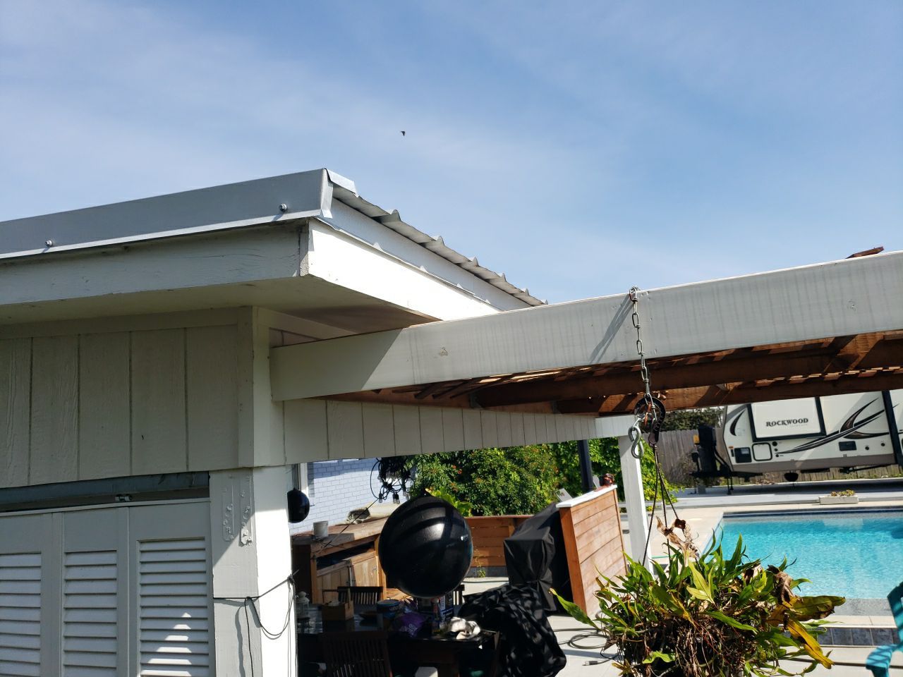 Gutter Installation using K-Style Seamless Gutters and Soffit and Fascia Replacement by Gutter Professors