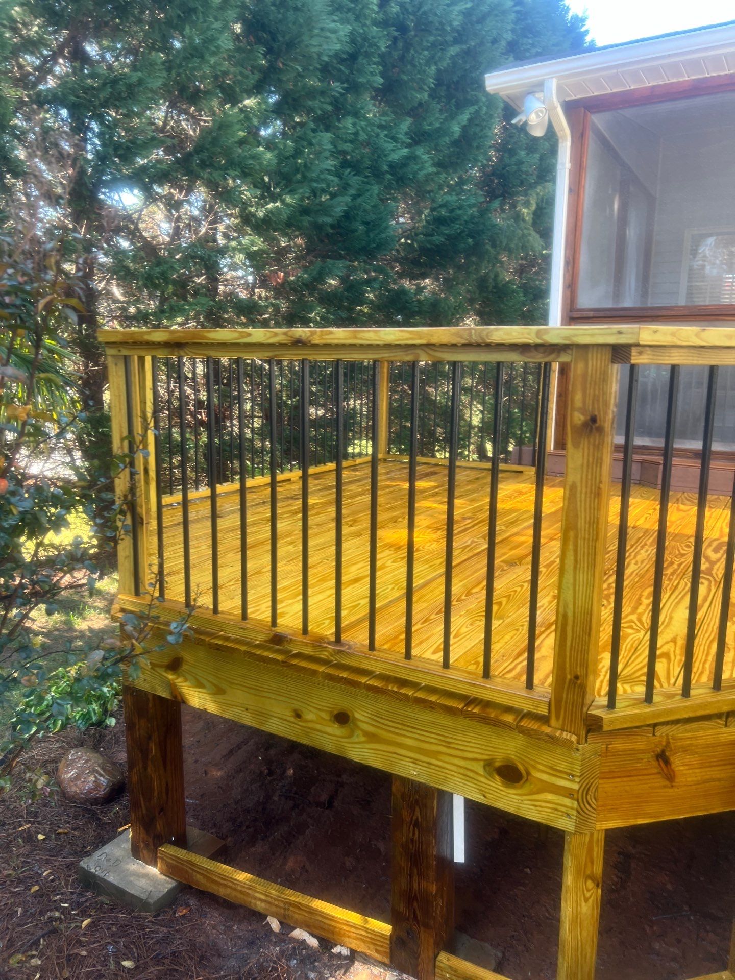 New and Weathered Deck using Wood Sealant by DuraSeal