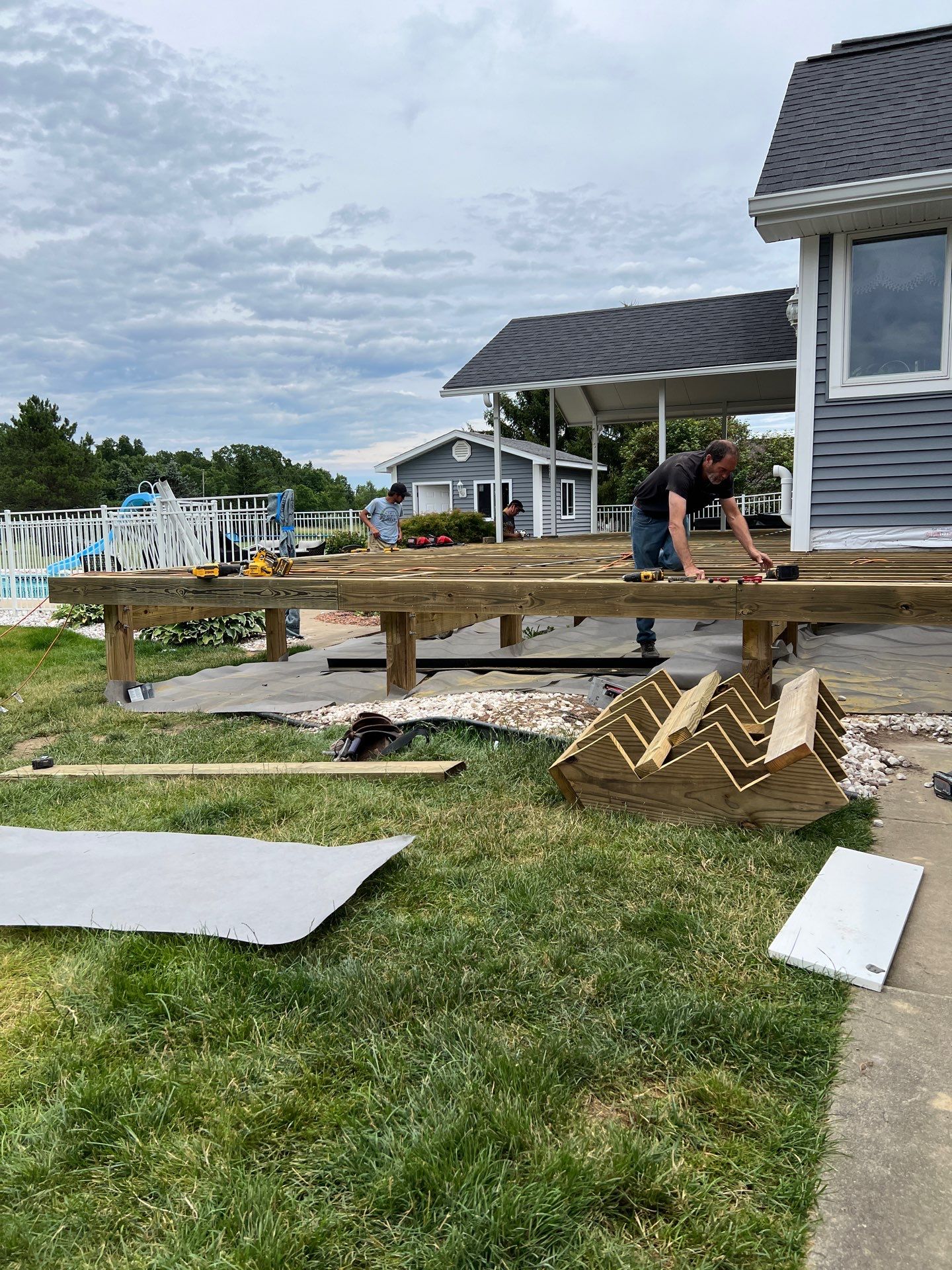 New Deck Build by Clark Builders LLC