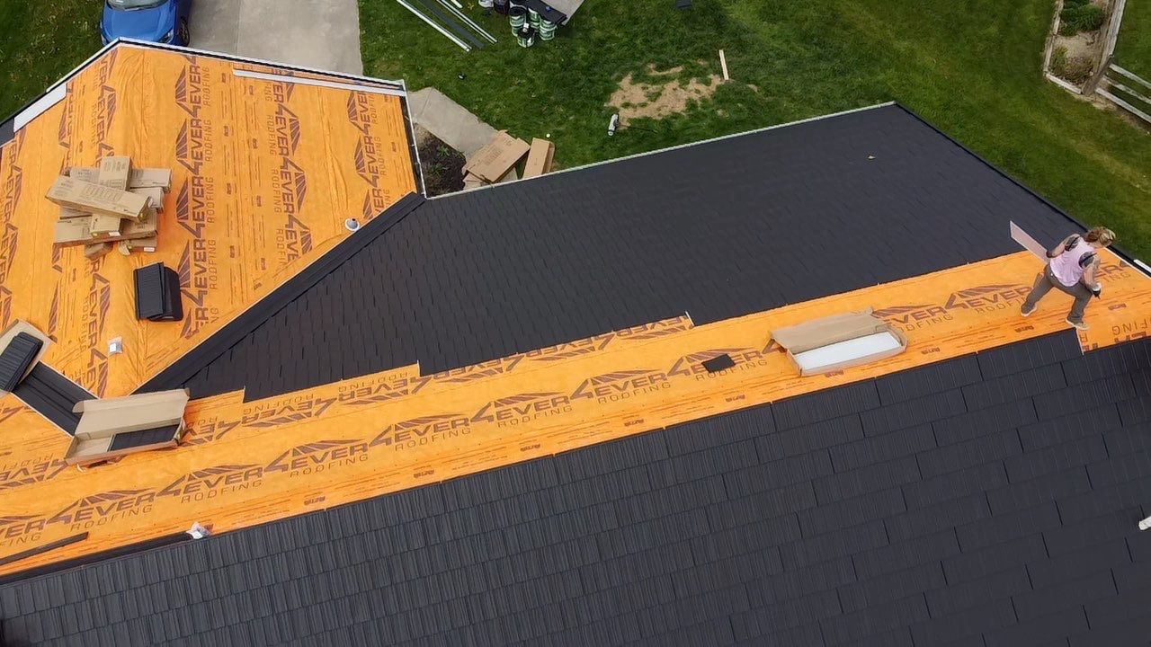 Metal Shingle Shake Roof Installation – Sidney, Ohio by 4Ever Metal Roofing