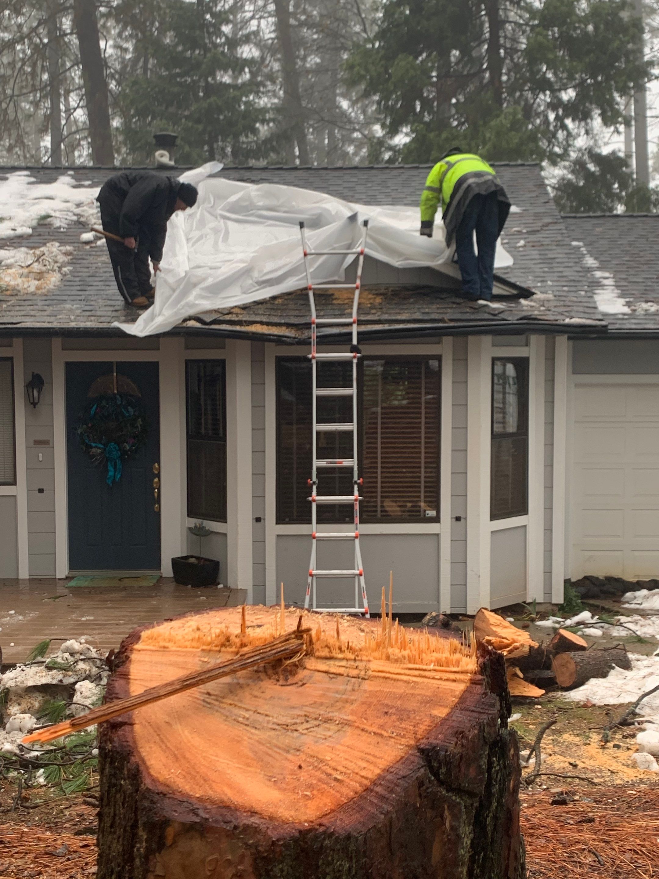 Residential Roofing Repair using Owens Corning Roofing Shingles by Byers Enterprises 
