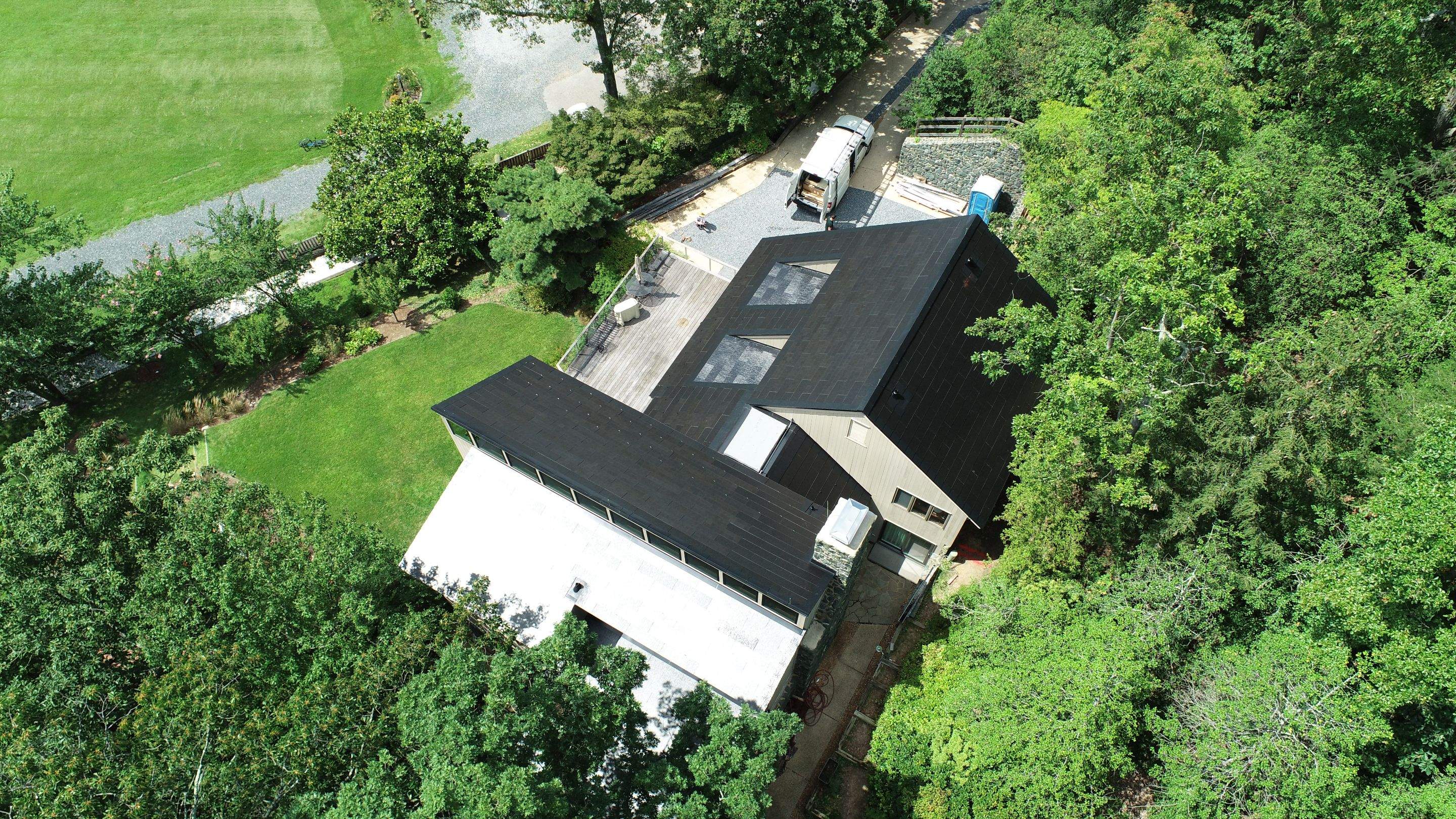Tesla Solar Roof install Severn River by American Home Contractors