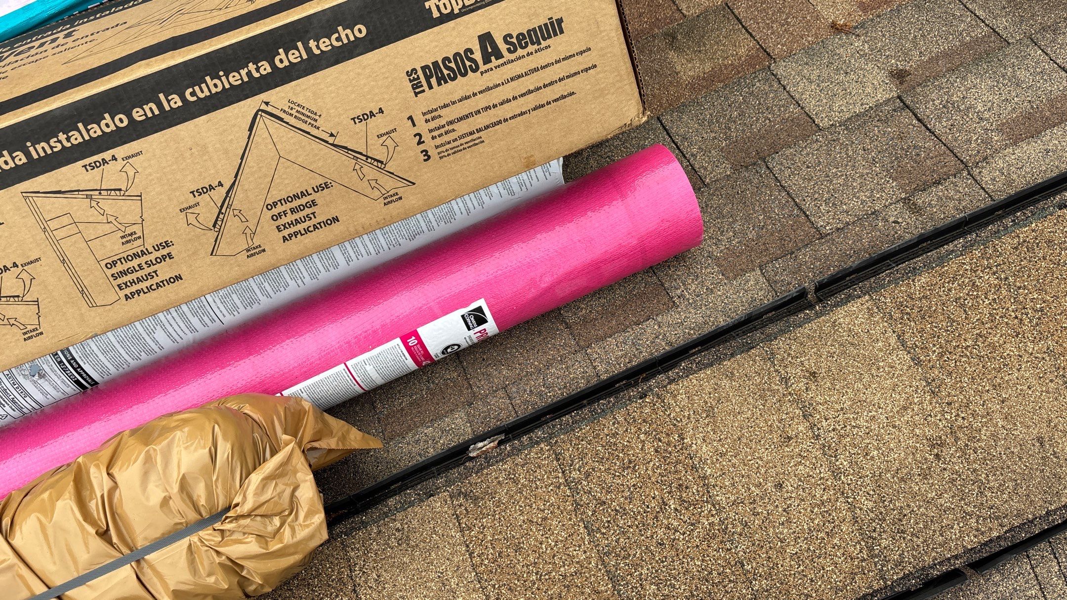 Roof Replacement using Owens Corning Sand Dune by 180 Contractors