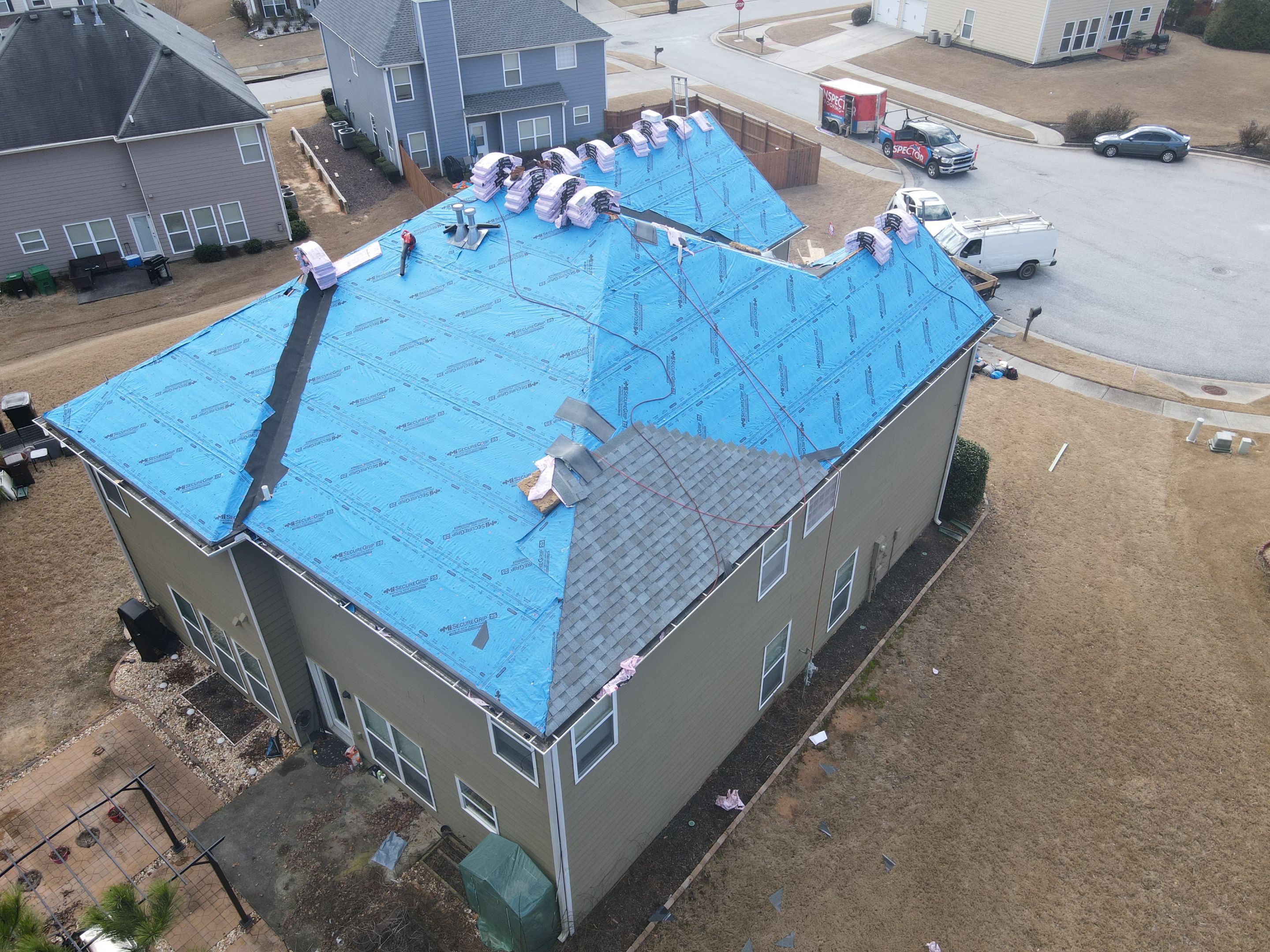 Duration TruDef Quarry Gray Residential Roofing Installation by Inspector Roofing and Restoration