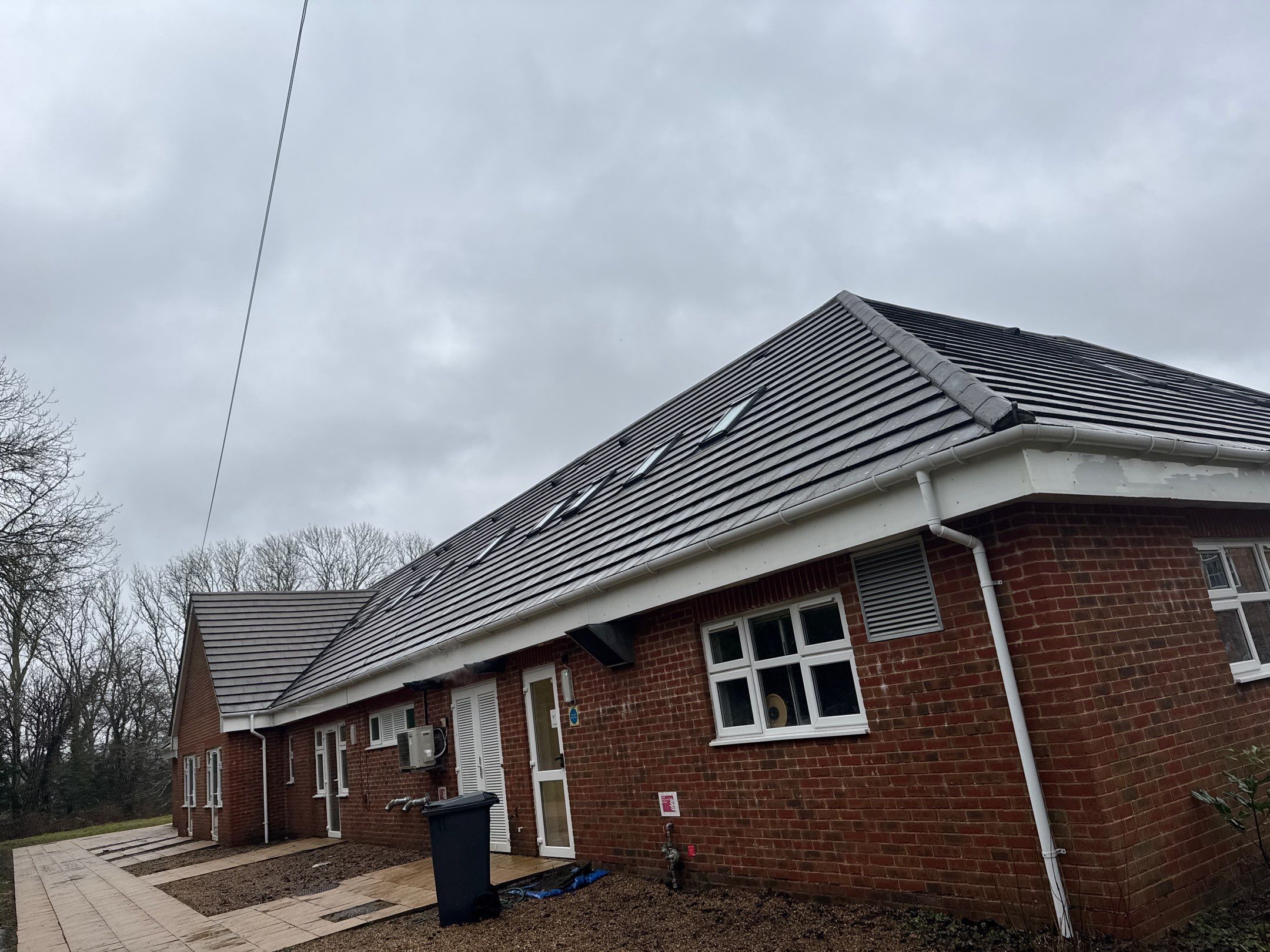 Care Home Roof and Walk Ways clean by Ges Exterior Cleaning ltd