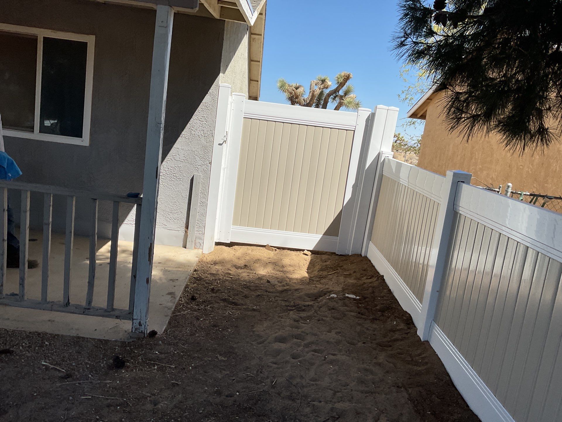Fence Installation using Vinyl by Fence Guys Inc.