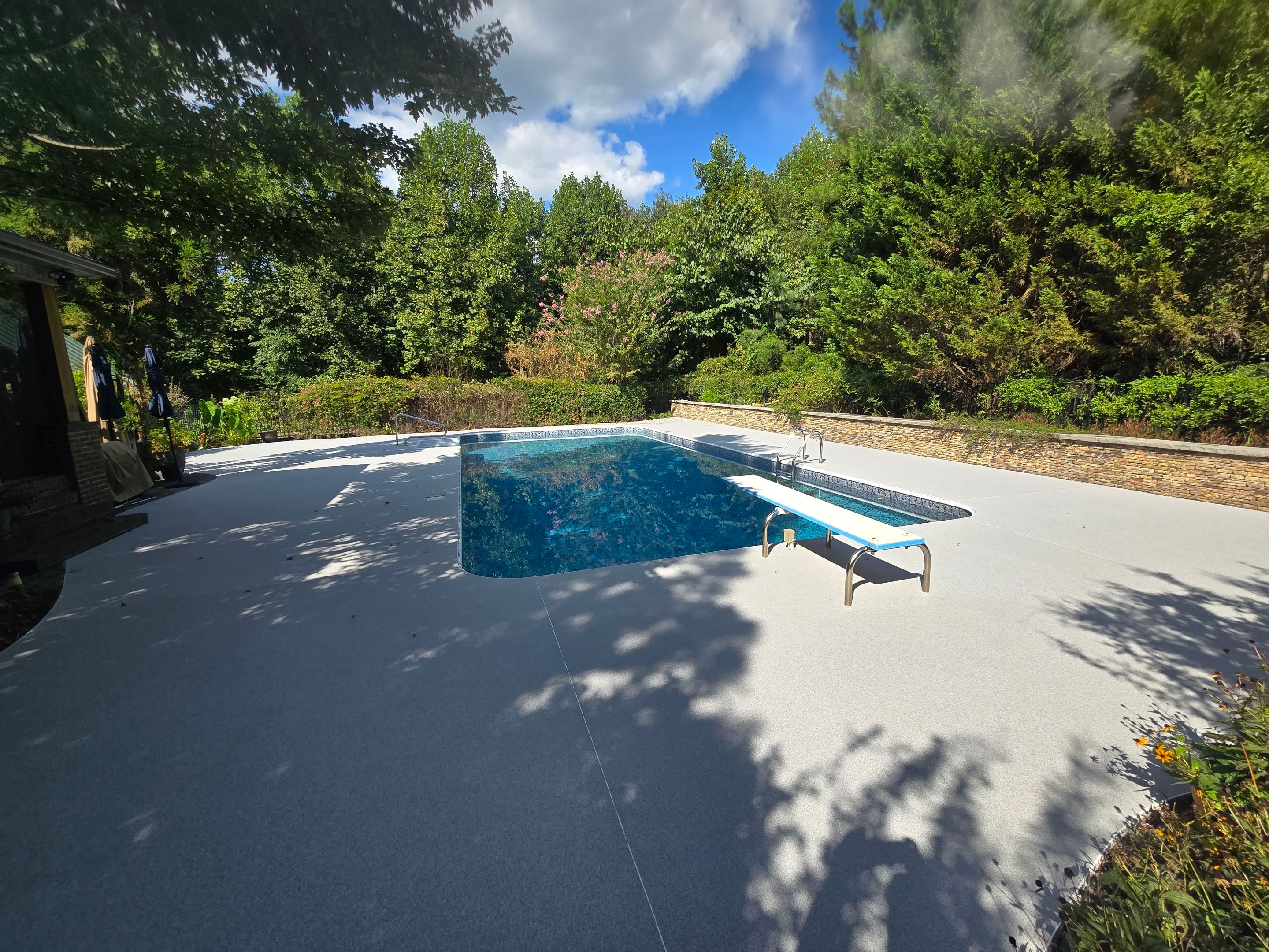 Pool Deck Using Riverbank by Elite Floor Solutions