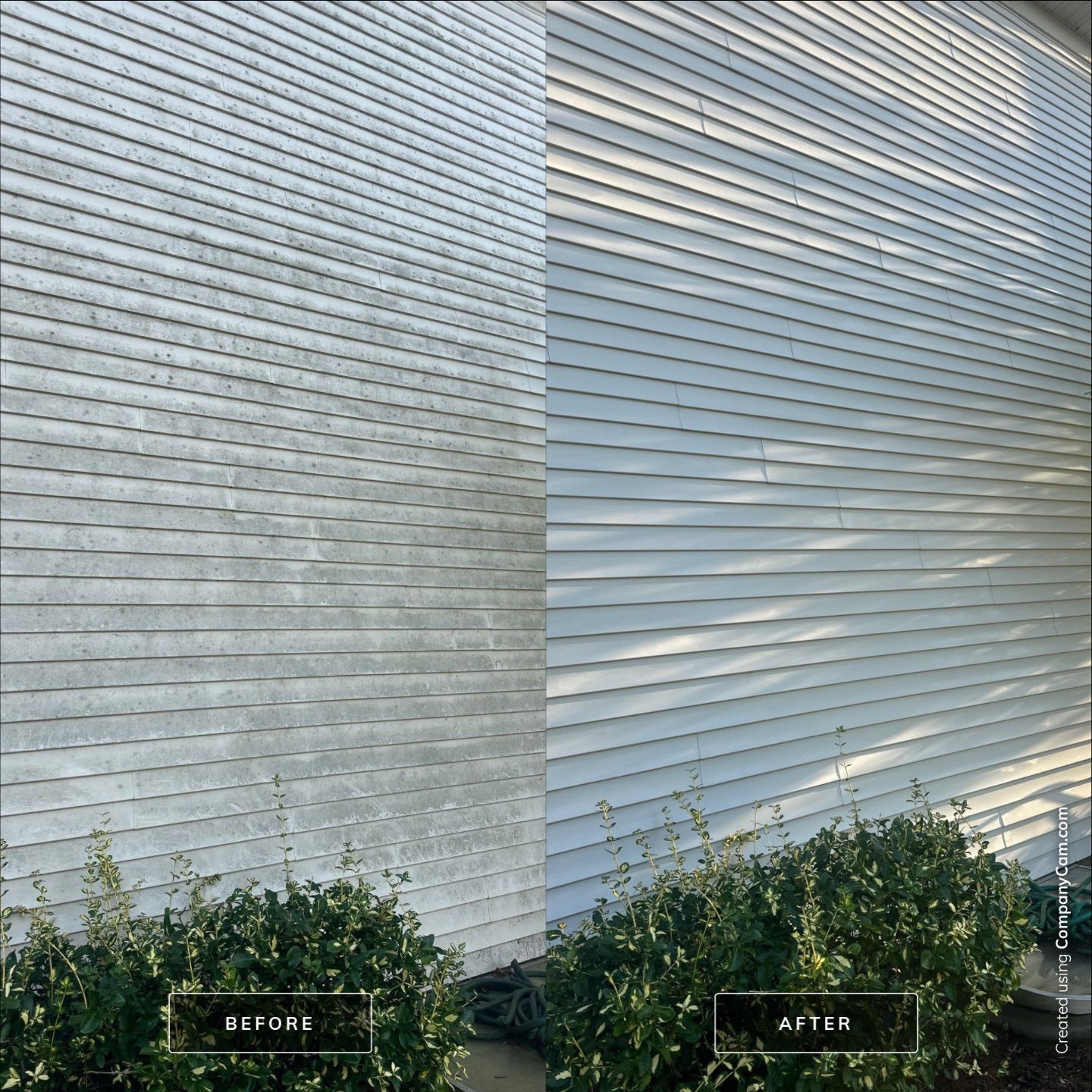 Project in Island Lake by Simmons Power & Soft Washing