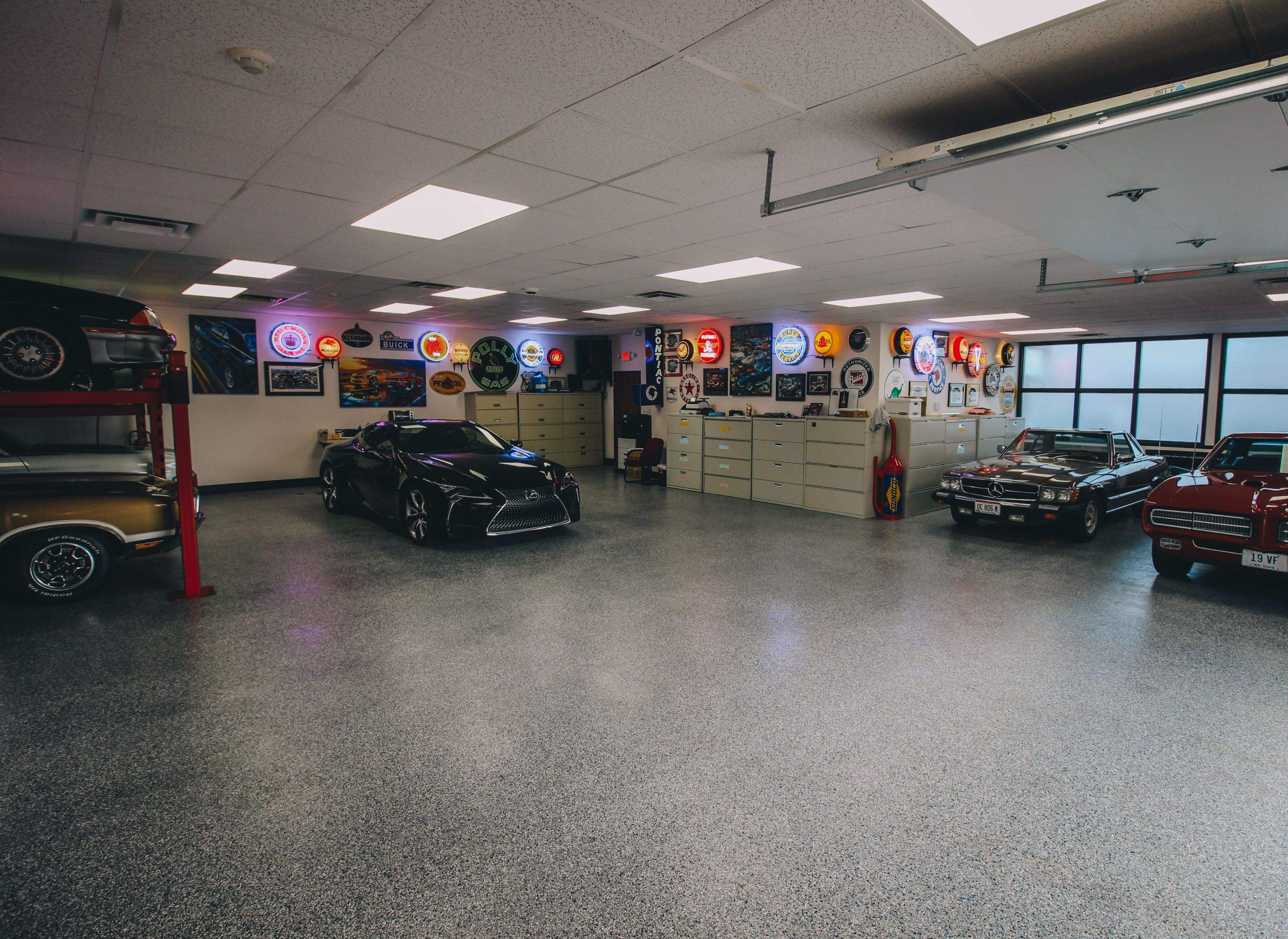 Commercial Space using Galaxy Blue by Your1DayFloor.com